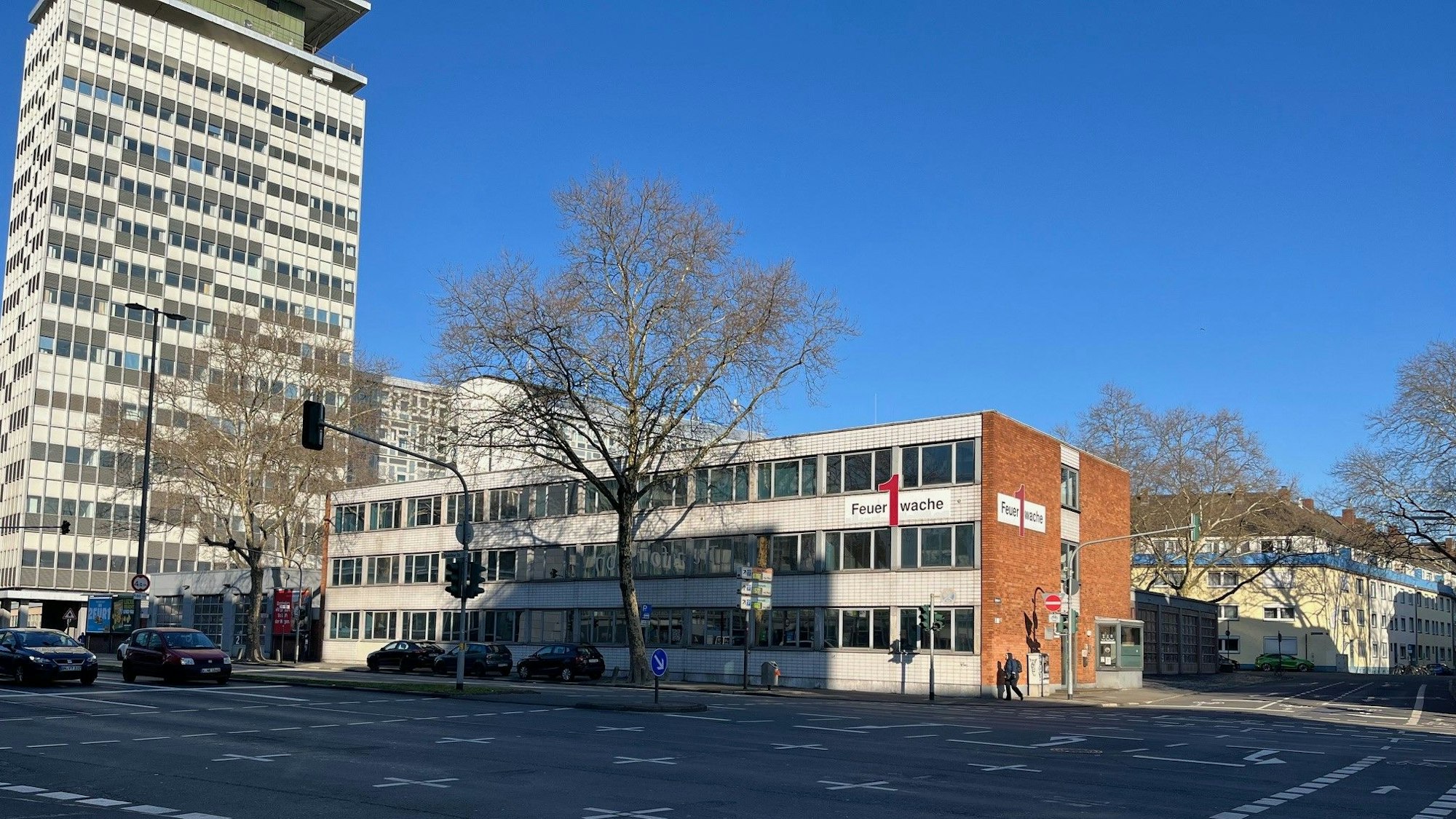 Ist-Zustand: Die Feuerwache Innenstadt an der Nord-Süd-Fahrt.