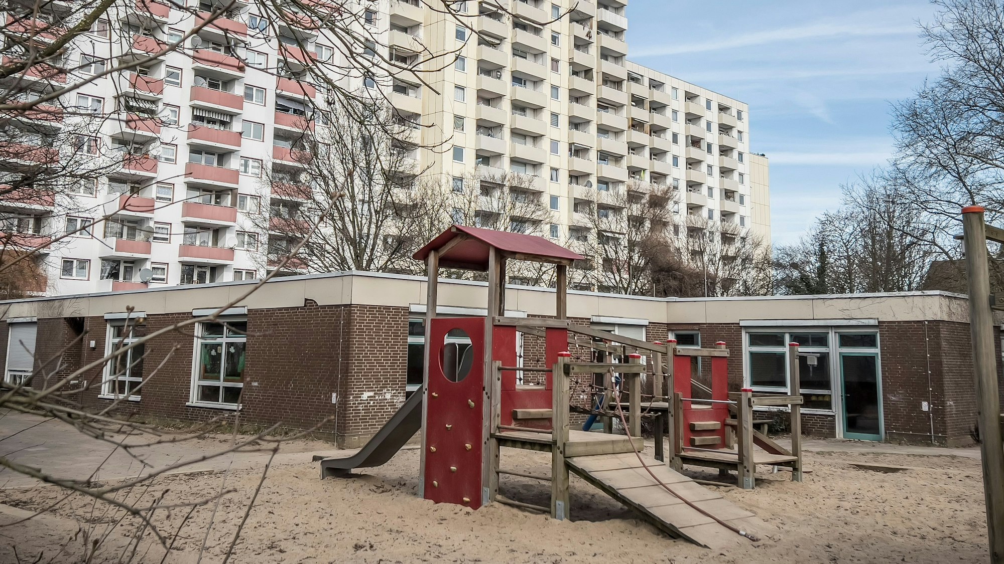 Kita Scharnhorststraße 13, wegen Geruchs dauerhaft geschlossen. Foto: Ralf Krieger