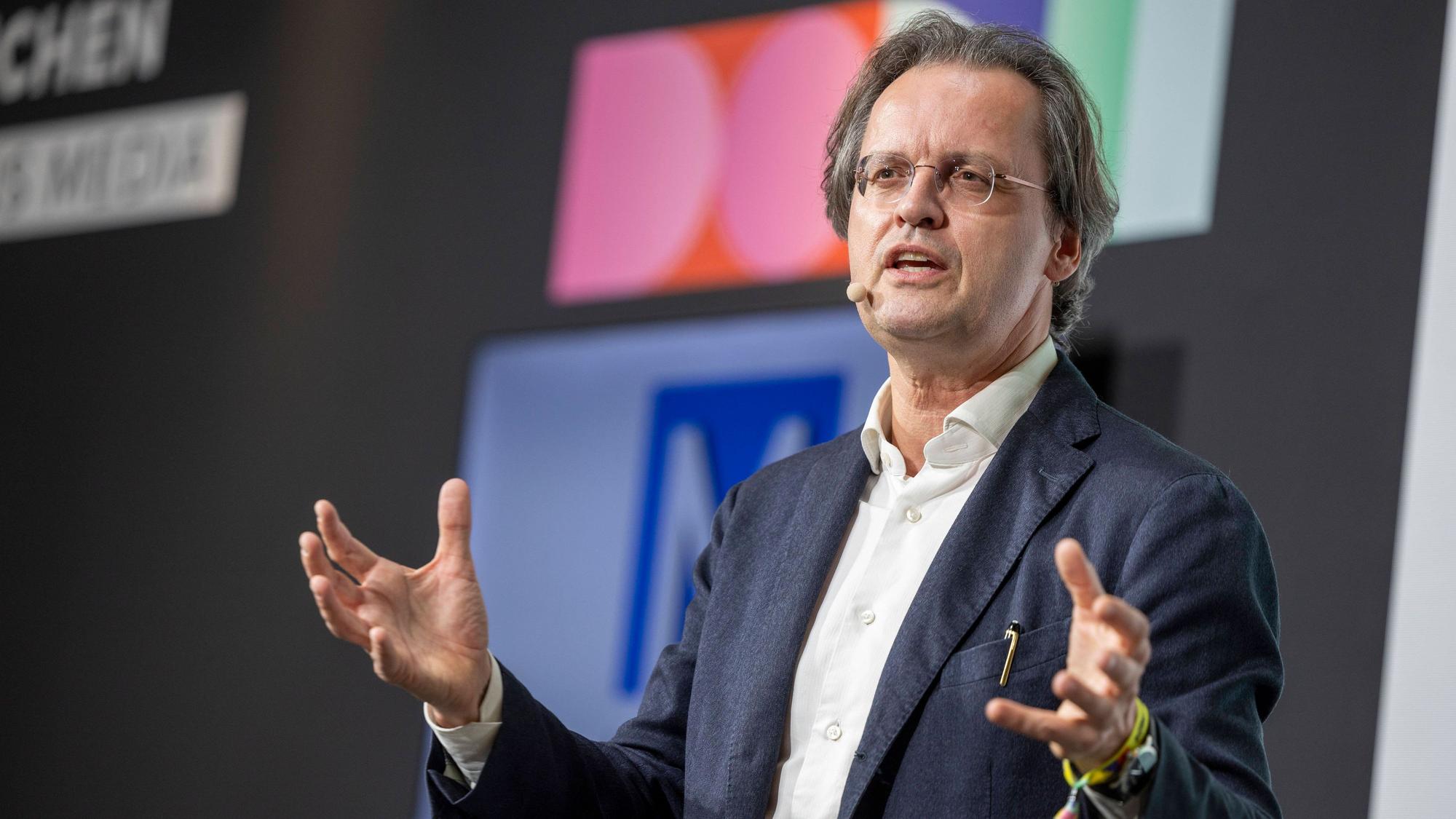 Medienwissenschaftler Bernhard Pörksen während der Medientage am in München.