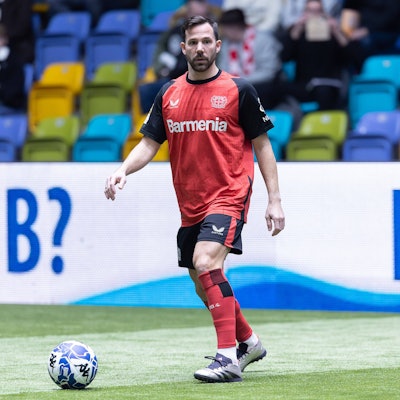 Gonzalo Castro im Trikot der Traditionsmannschaft von Bayer 04 Leverkusen