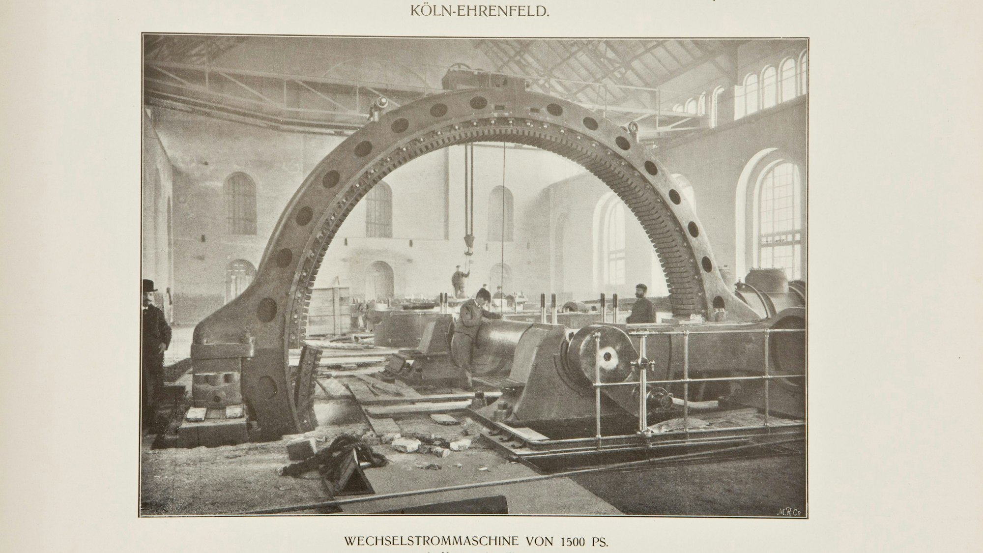 Eine Wechselstrommaschine mit 1500 PS.