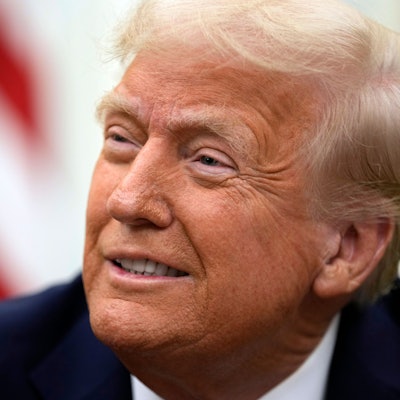 US-Präsident Donald Trump lässt sich nun als König abbbilden. (Archivbild)