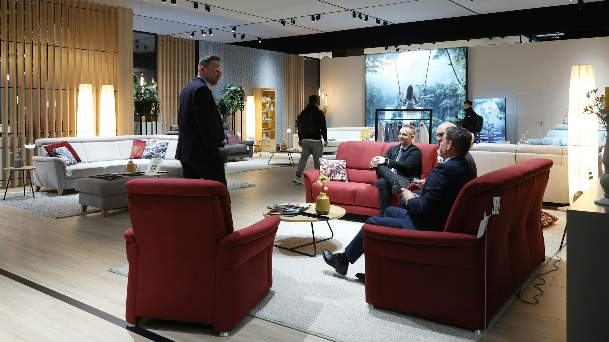 IMM Internationale Möbelmesse
Polipol 
Sitz- und Wohnlandschaft
Foto: Martina Goyert