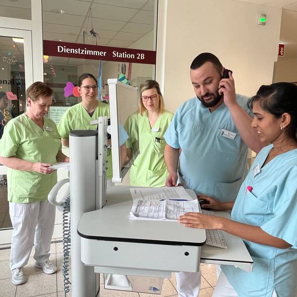 Menschen im Krankenhaus