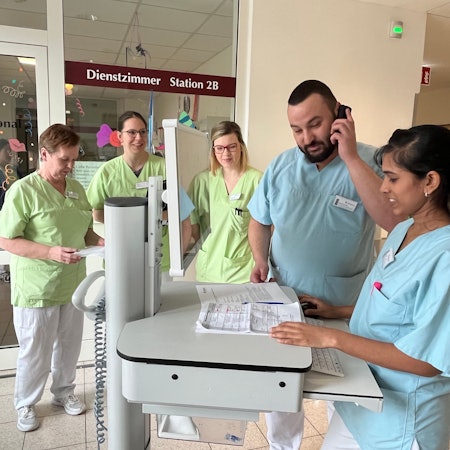Menschen im Krankenhaus