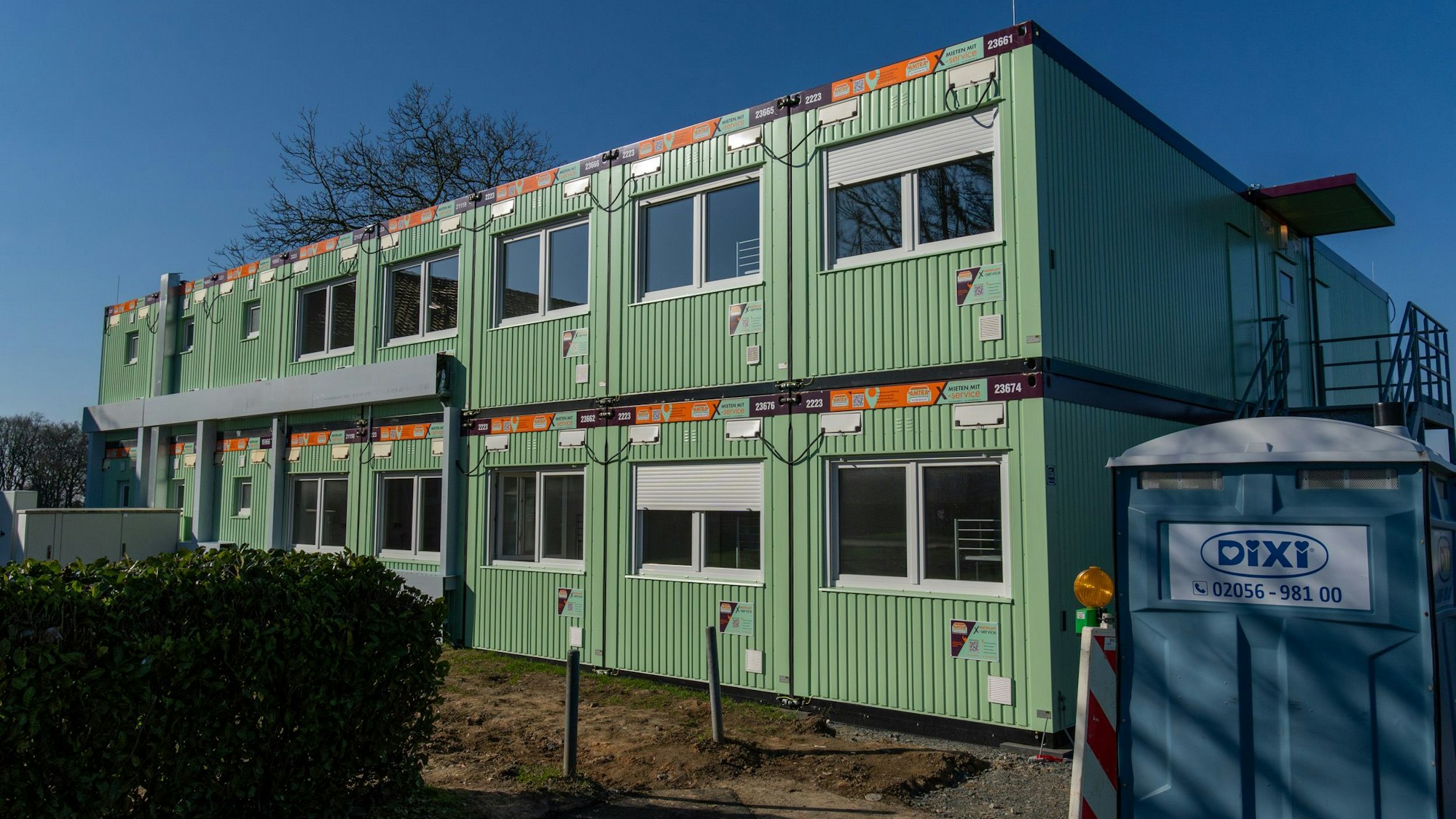 44 weitere Personen können jetzt in Containern in der Oberschmitte untergebracht werden.