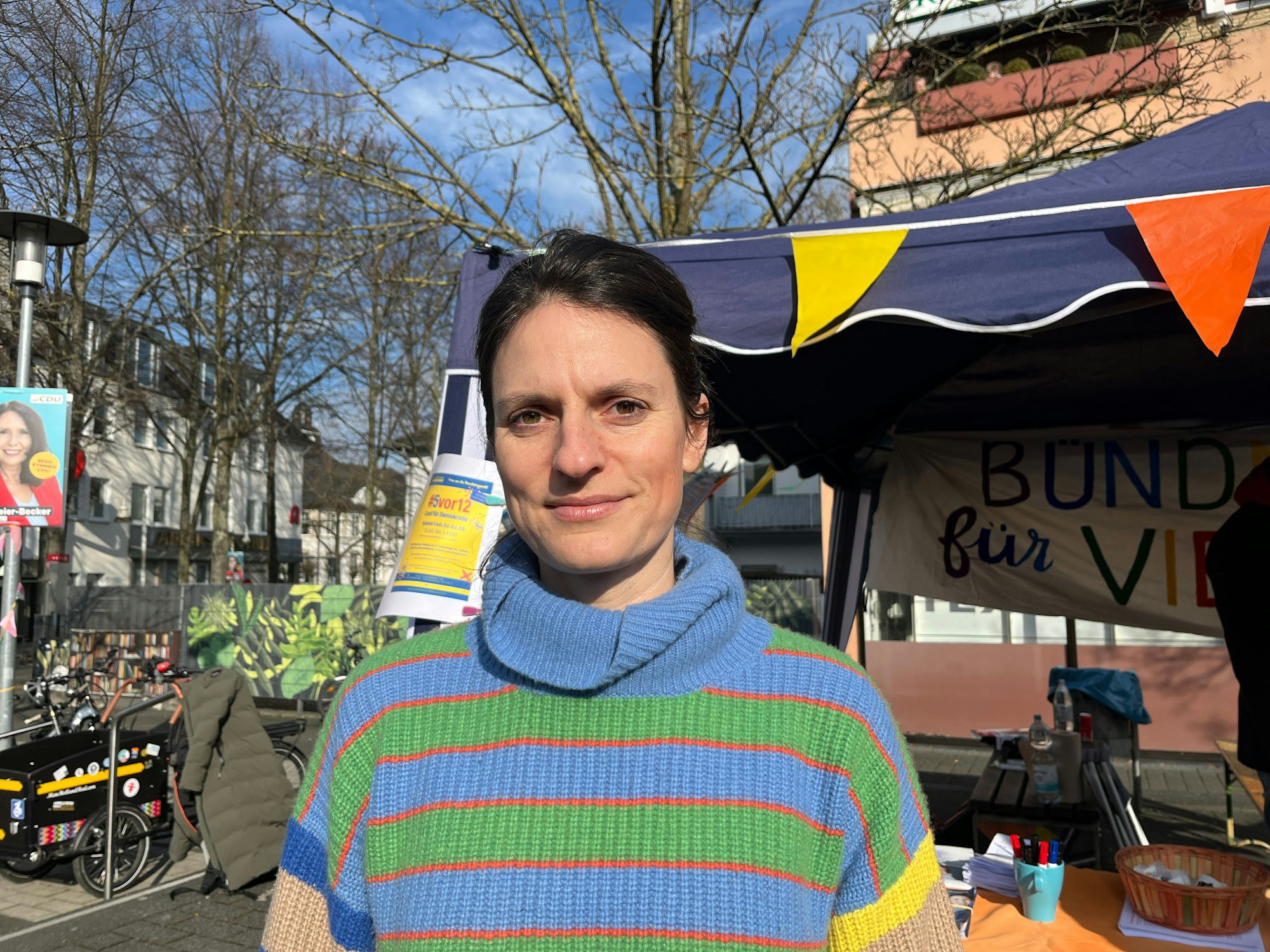 Anna Seidel, Sozialpädagogin, organisiert 5vor12 in Hennef