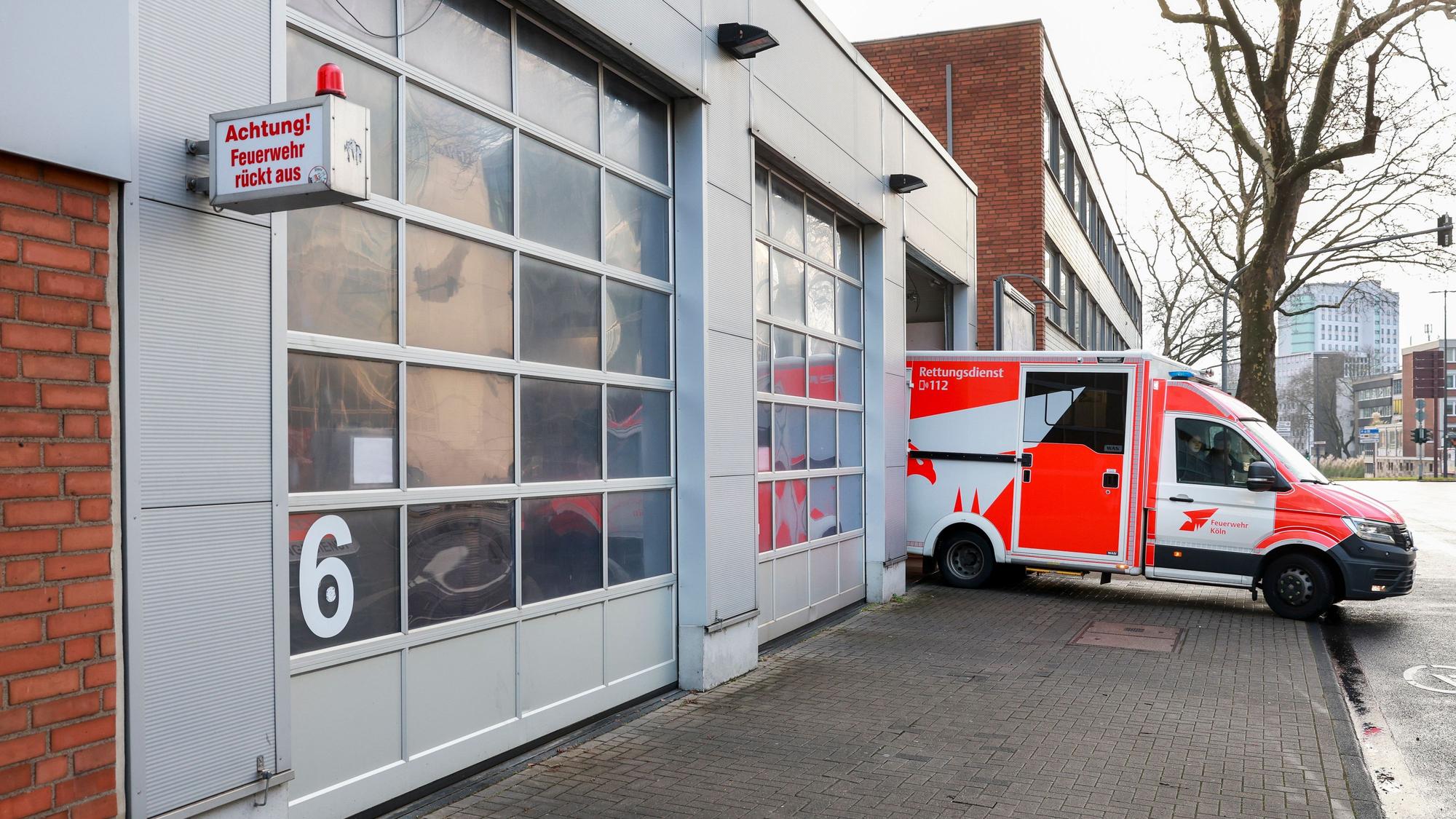 Außenansicht der Feuerwache eins in der Innenstadt.