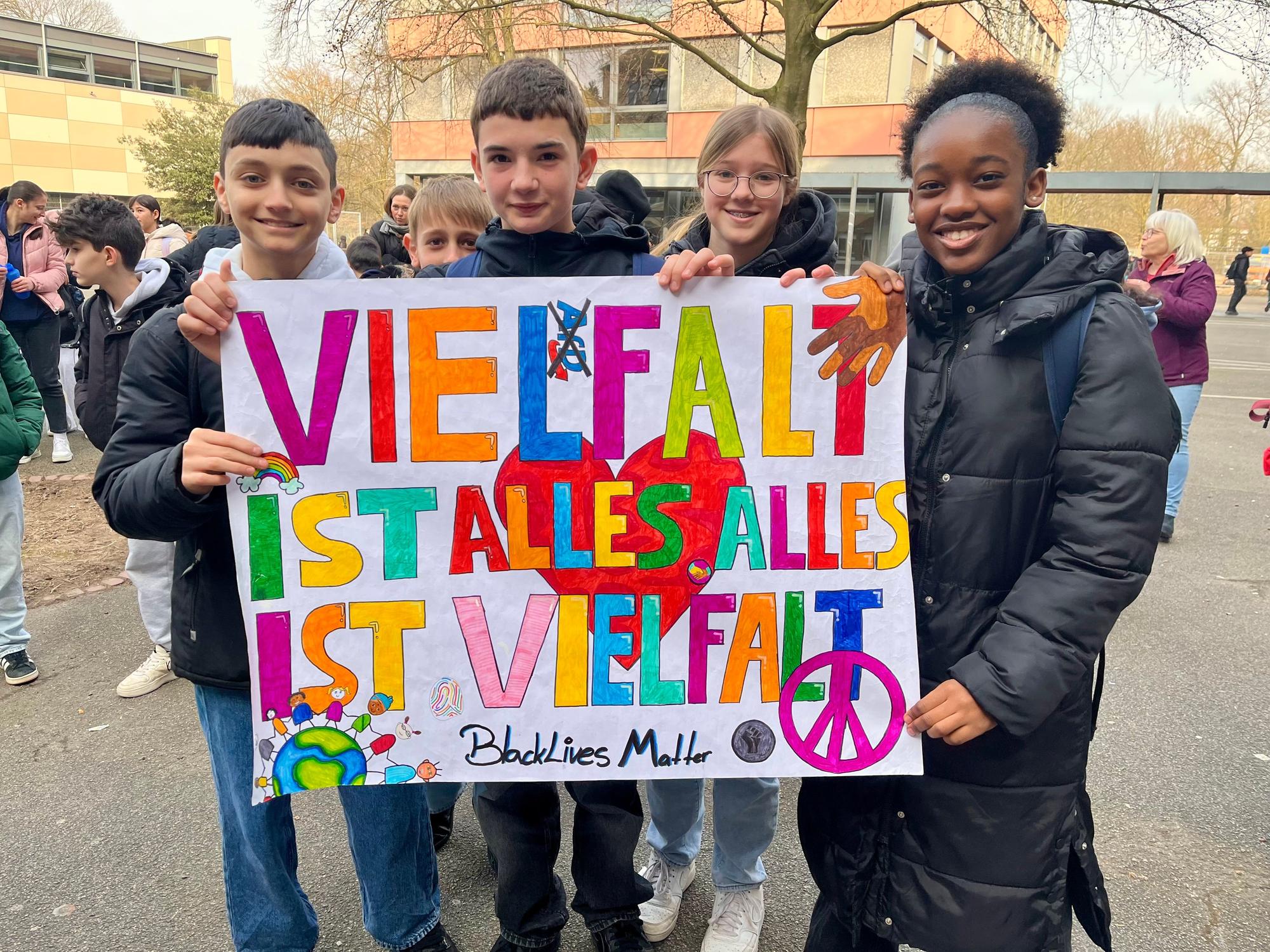 „Vielfalt ist alles – alles ist Vielfalt“. Die Realschul am Stadtpark ist bunt.