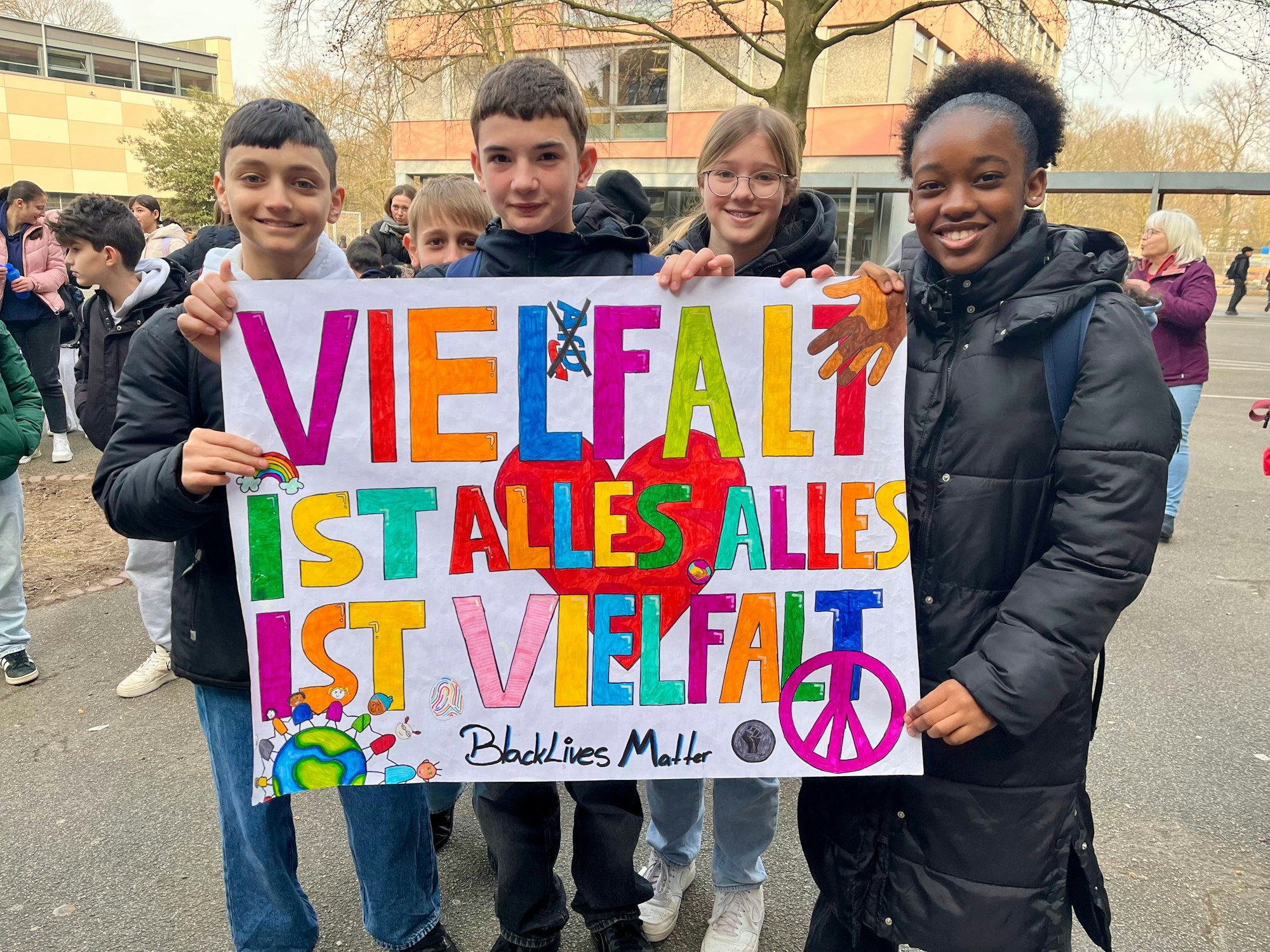 „Vielfalt ist alles – alles ist Vielfalt“. Die Realschul am Stadtpark ist bunt.