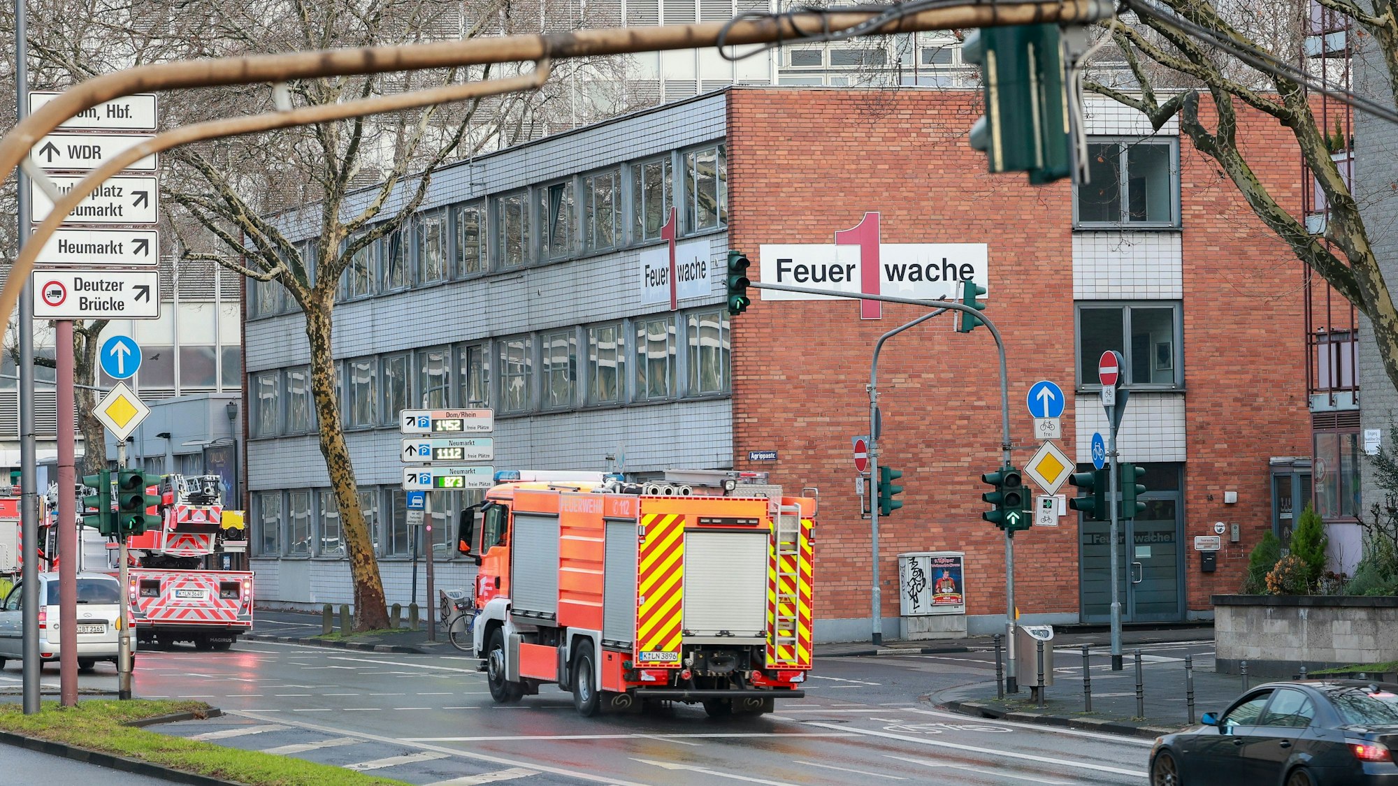 Außenansicht der Feuerwache 1 in der Innenstadt.