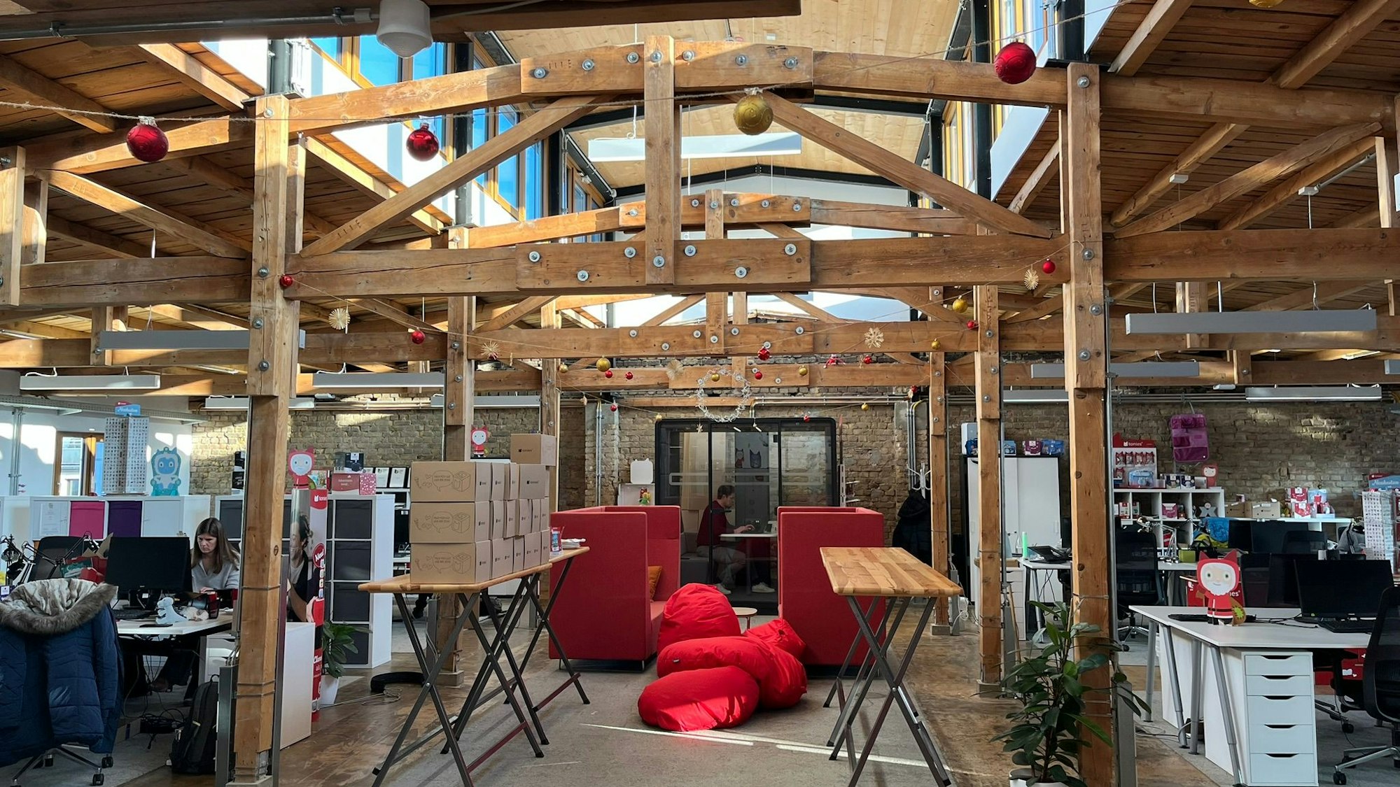 So sieht es bei Tonies in Düsseldorf aus.