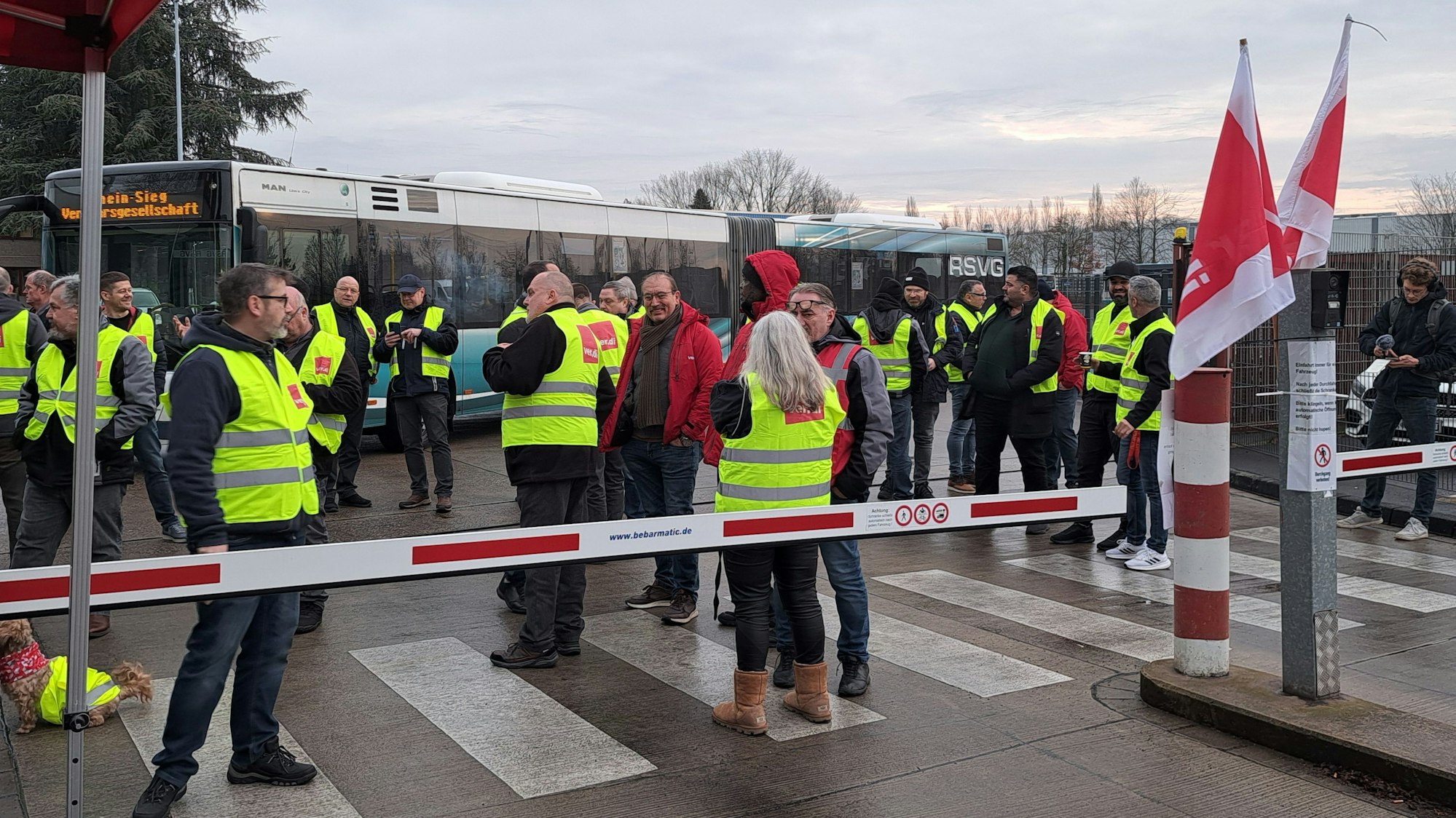 Auch am 25. Februar werden die Busse der RSVG wegen eines Streiks der Gewerkschaft Verdi in den Depots bleiben.