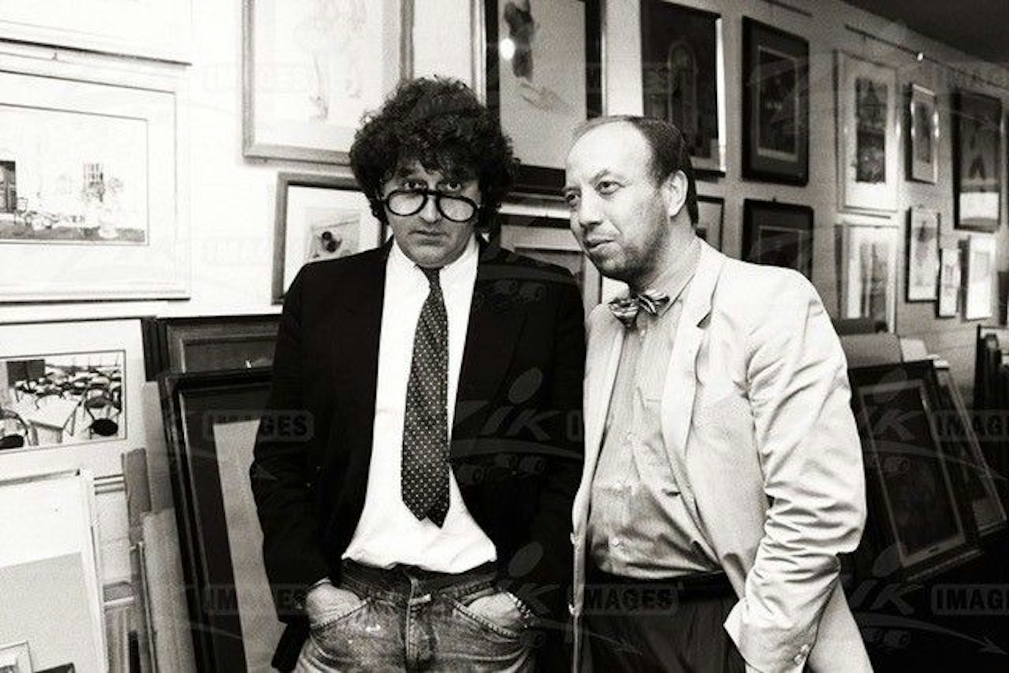 Knut Osper (r.) mit Künstler Bruno Bruni