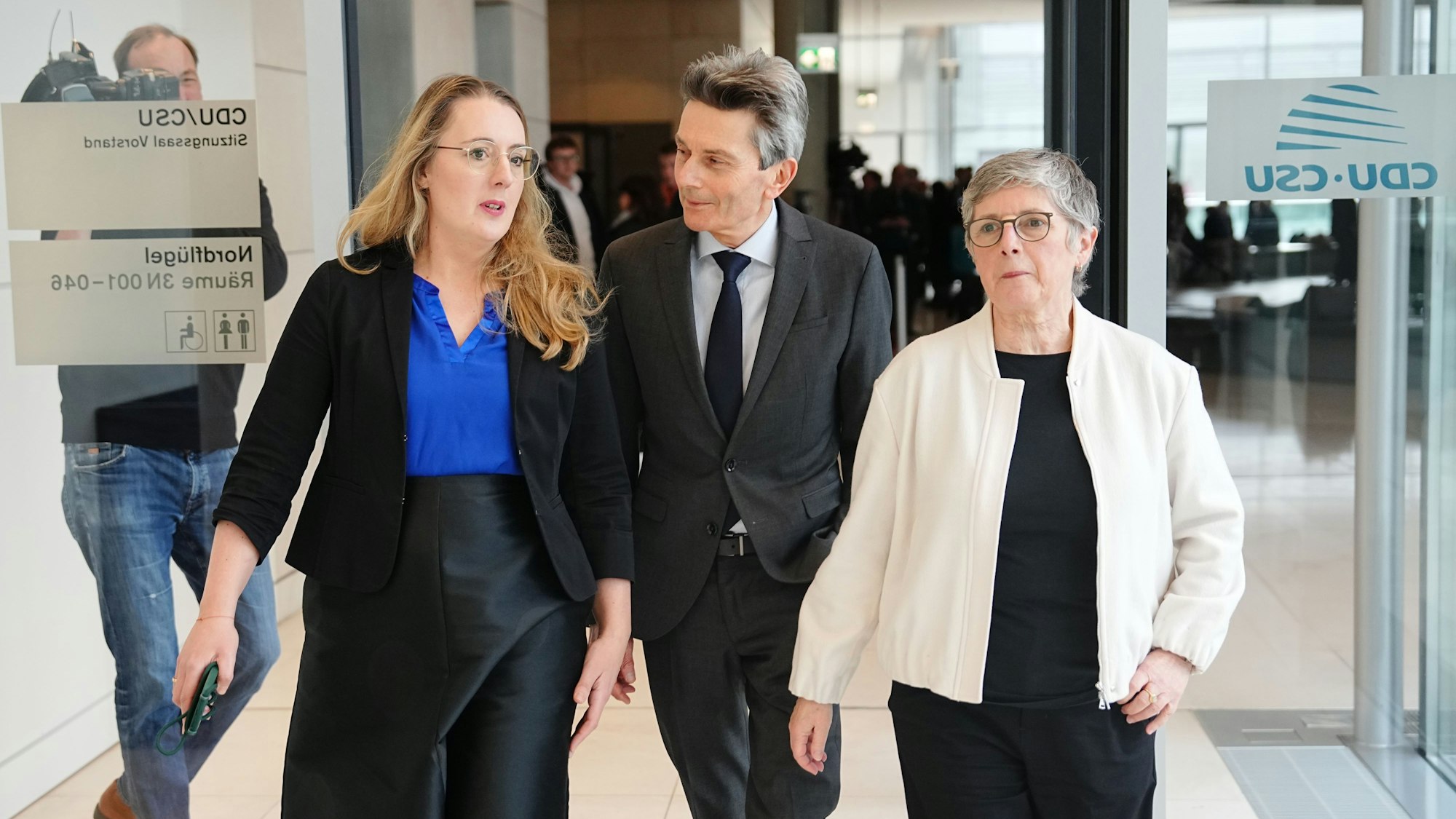 Für diese beiden wird es in Köln heute spannend: Katharina Dröge (links), Bundestagsfraktionsvorsitzende von Bündnis 90/Die Grünen, und Rolf Mützenich, Vorsitzender der SPD-Bundestagsfraktion