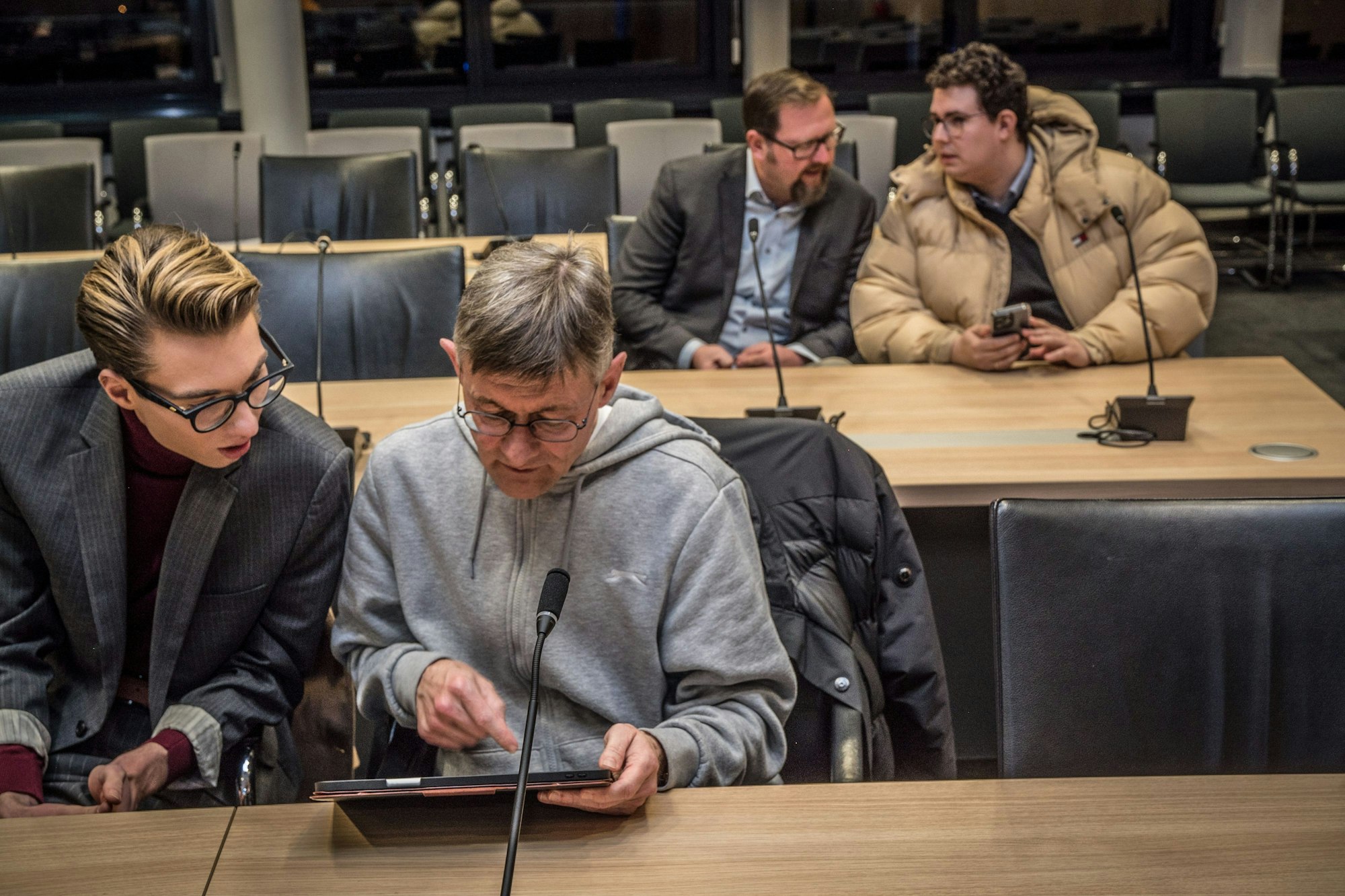 vorne CDU, hinten Yannick Noe Foto: Ralf Krieger