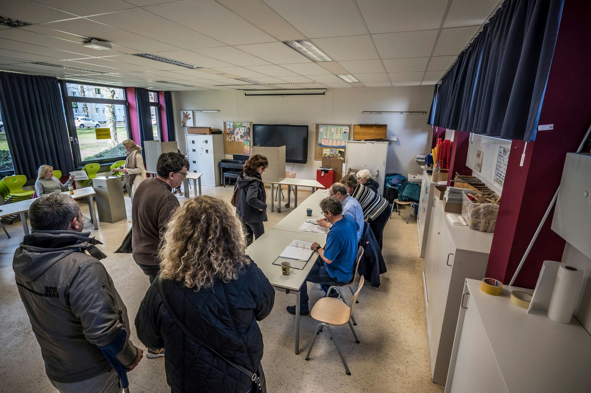 Bundestagswahl 2024: Wahllokale . Foto: Ralf Krieger