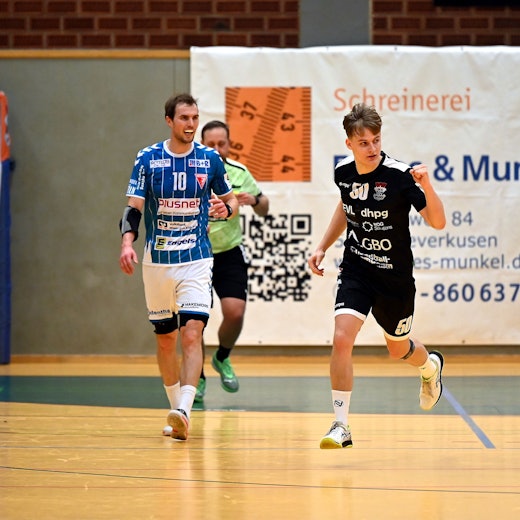 07.02.2025, Handball-TuS Opladen-Longericher SC Köln
rechts: Luis Pauli (Opladen)
Foto: Uli Herhaus