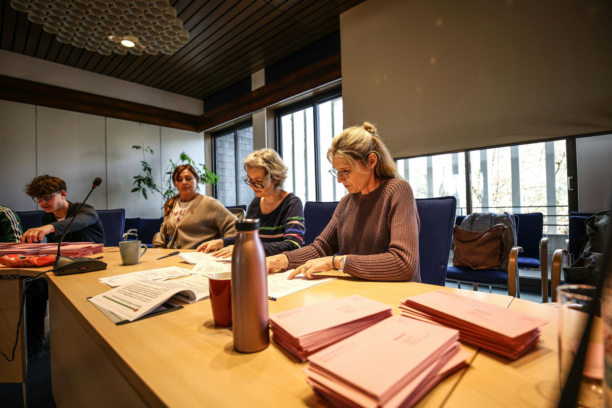 Wahlamt im Leichlinger Rathaus