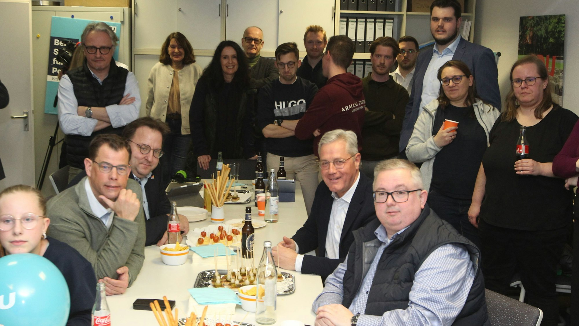 Gute Stimmung herrschte bei der Wahlparty der CDU. Sie bleibt klar die stärkste bundespolitische Kraft in der Region.