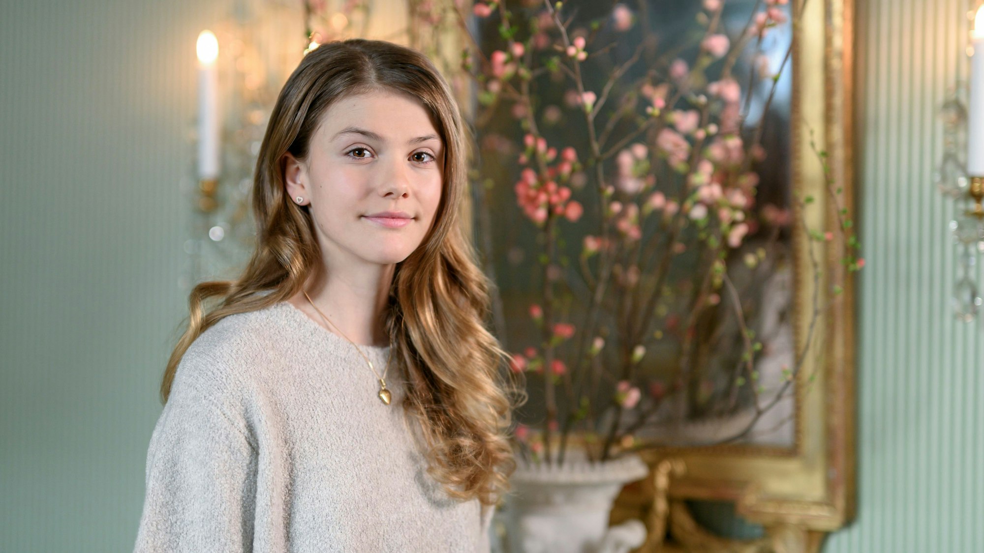 Prinzessin Estelle im Königlichen Palast von Stockholm.