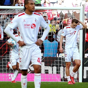 1. FC Köln vs. Fortuna Düsseldorf, 23. Spieltag, 23.02.2025, 13.30 Uhr, Mitte: Joel Schmied (1. FC Köln), Bild: Herbert Bucco