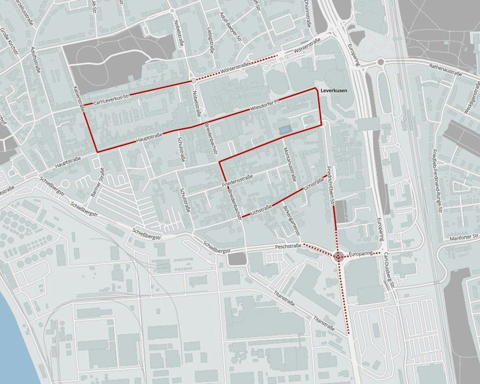 Zugwege Leverkusen 2025