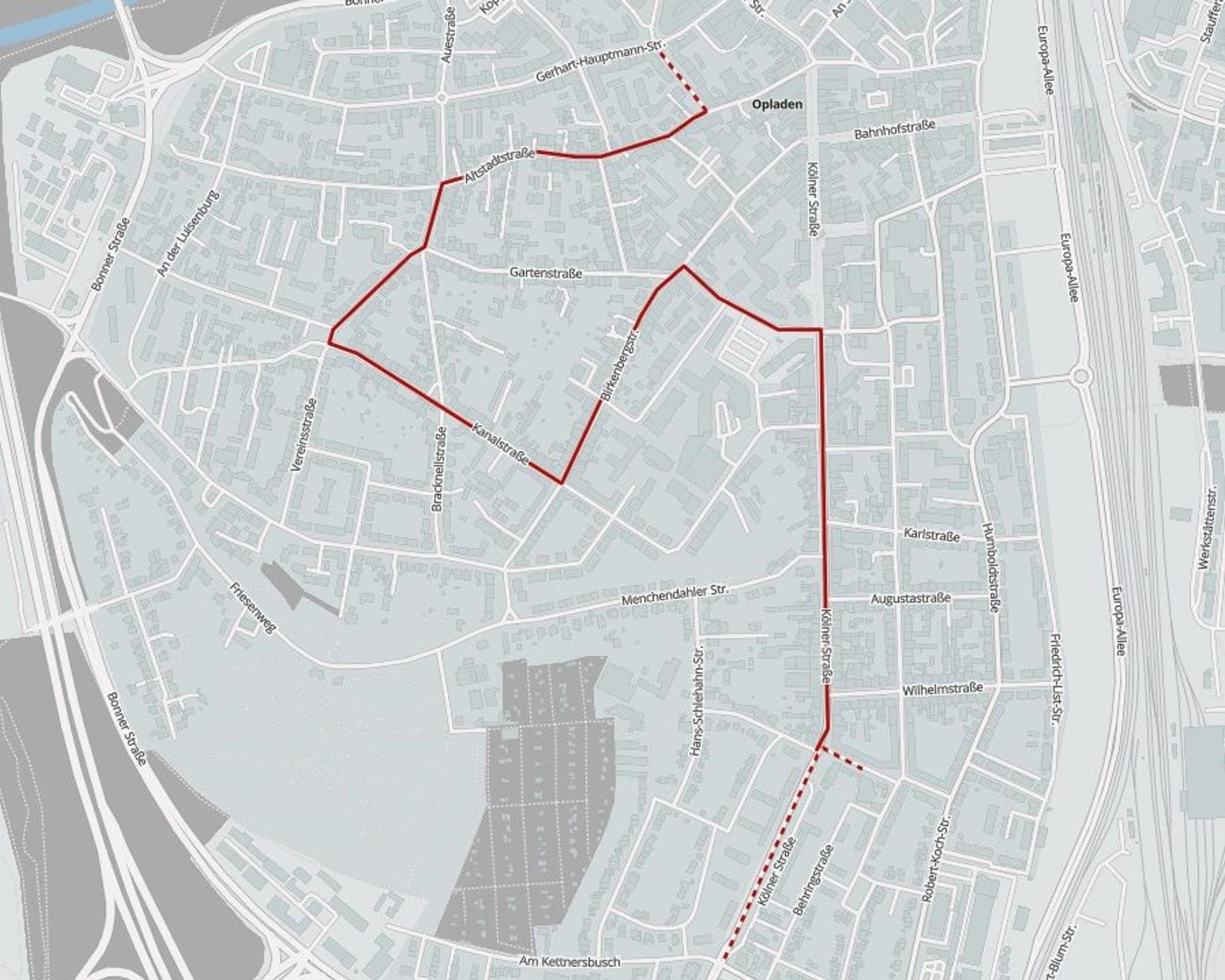 Zugweg Opladen 2025