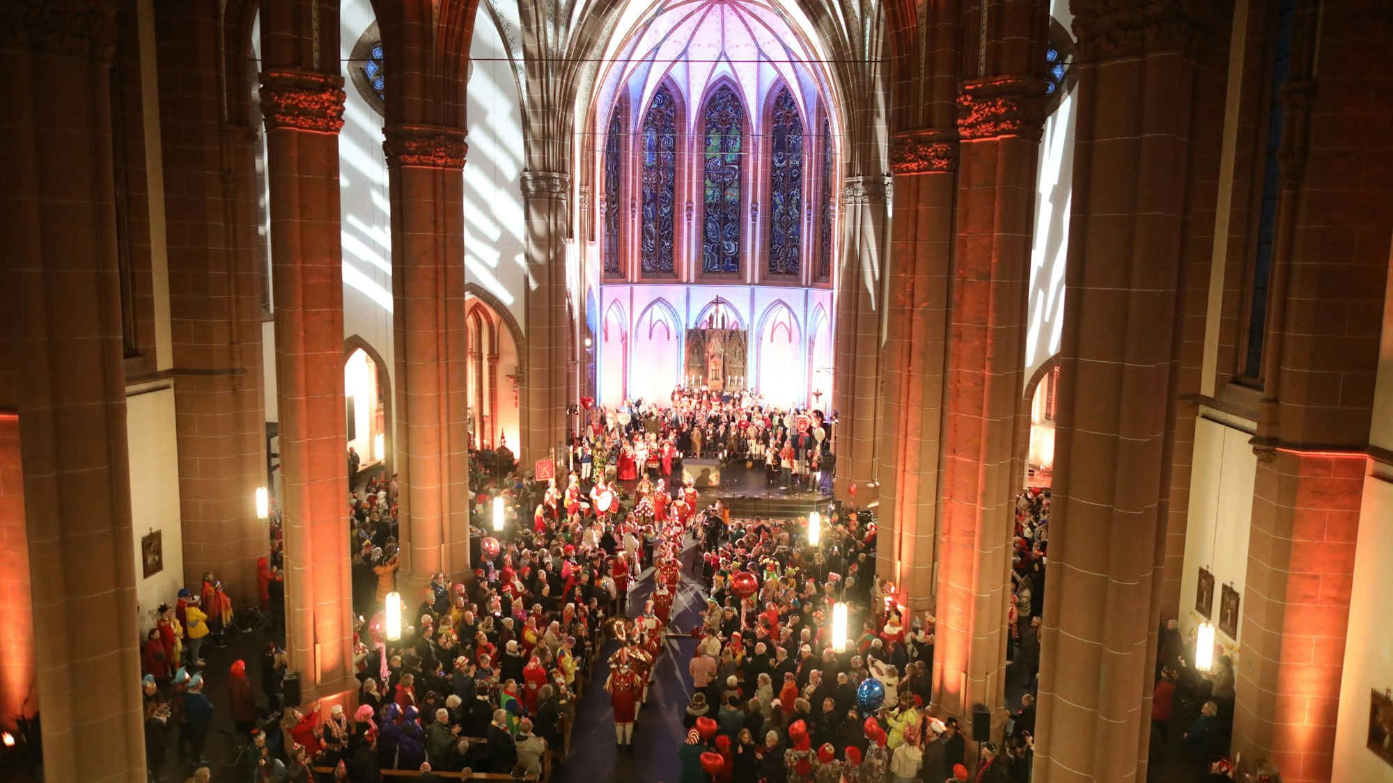 Karnevalsgottesdienst in der Agneskirche.