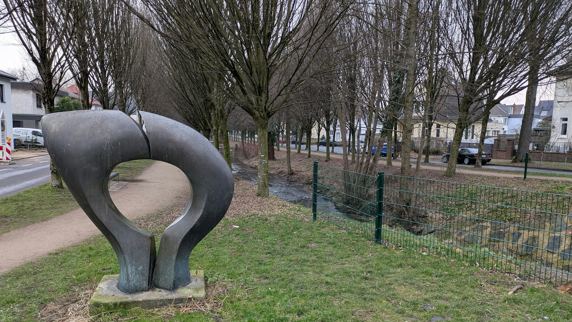 Das östliche Ende der Wiembachallee