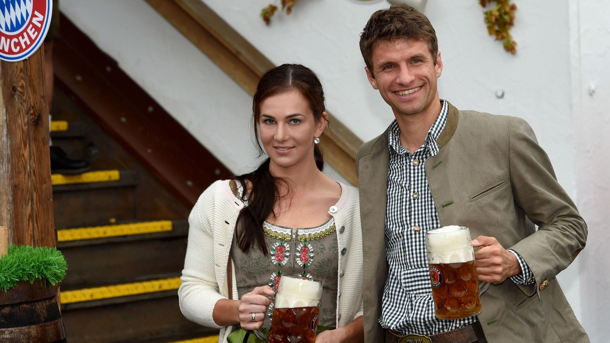 Thomas Müller und seine Frau Lisa.