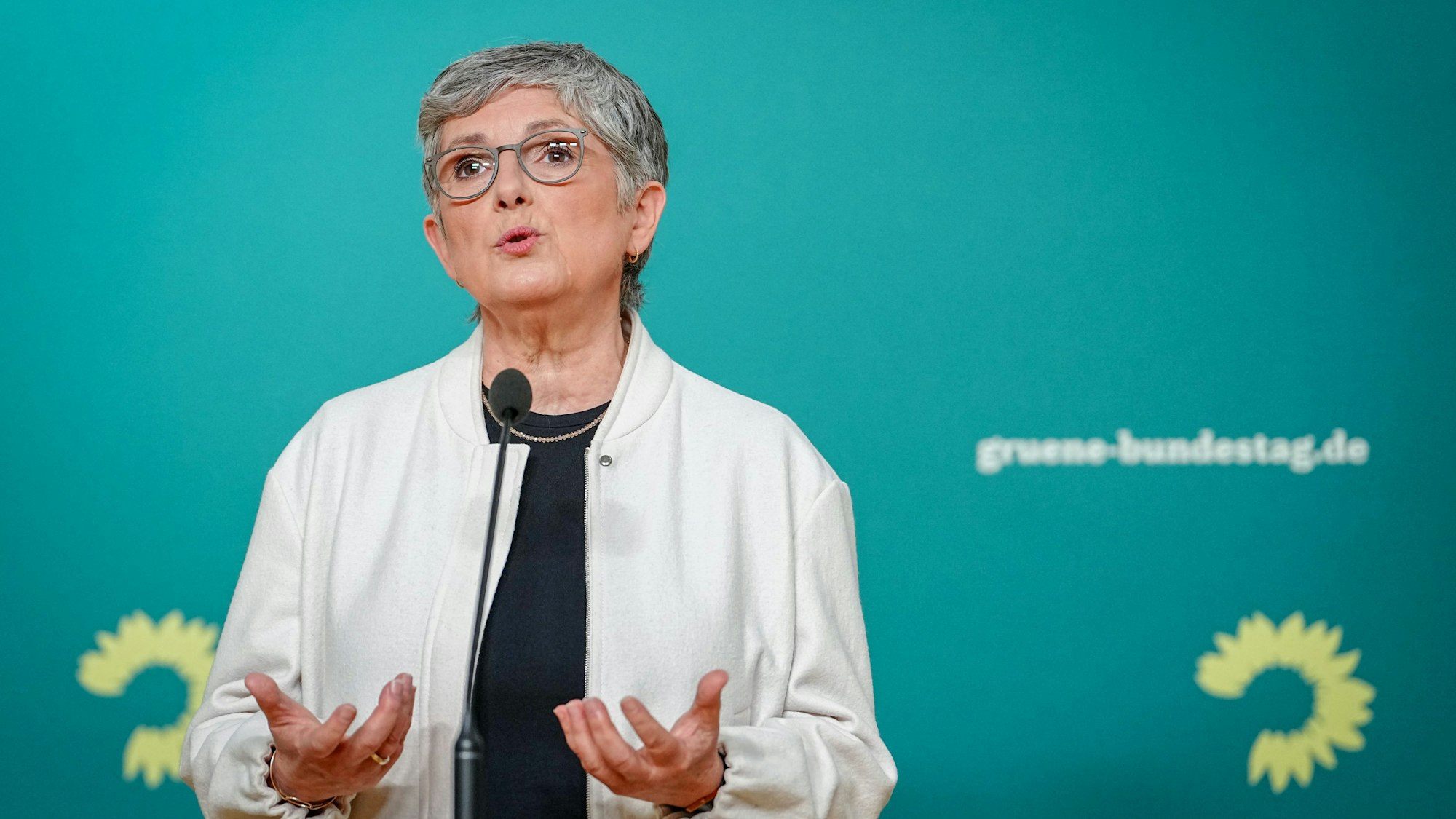 Britta Haßelmann aus Bielefeld und die Kölnerin Katharina Dröge wollen erneut für den Fraktionsvorsitz kandidieren.