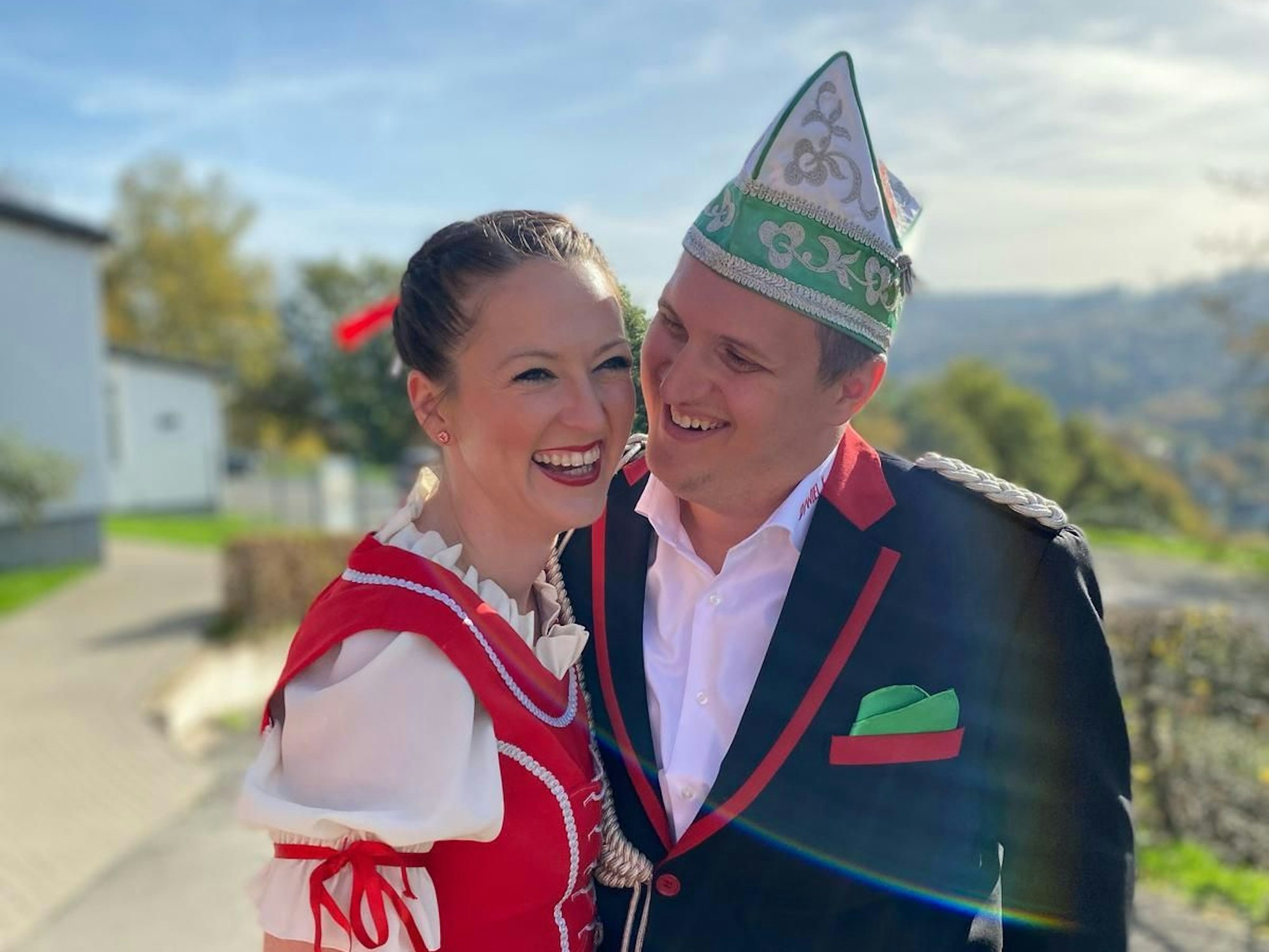 Judith Schwenk und ihr Freund Daniel König.