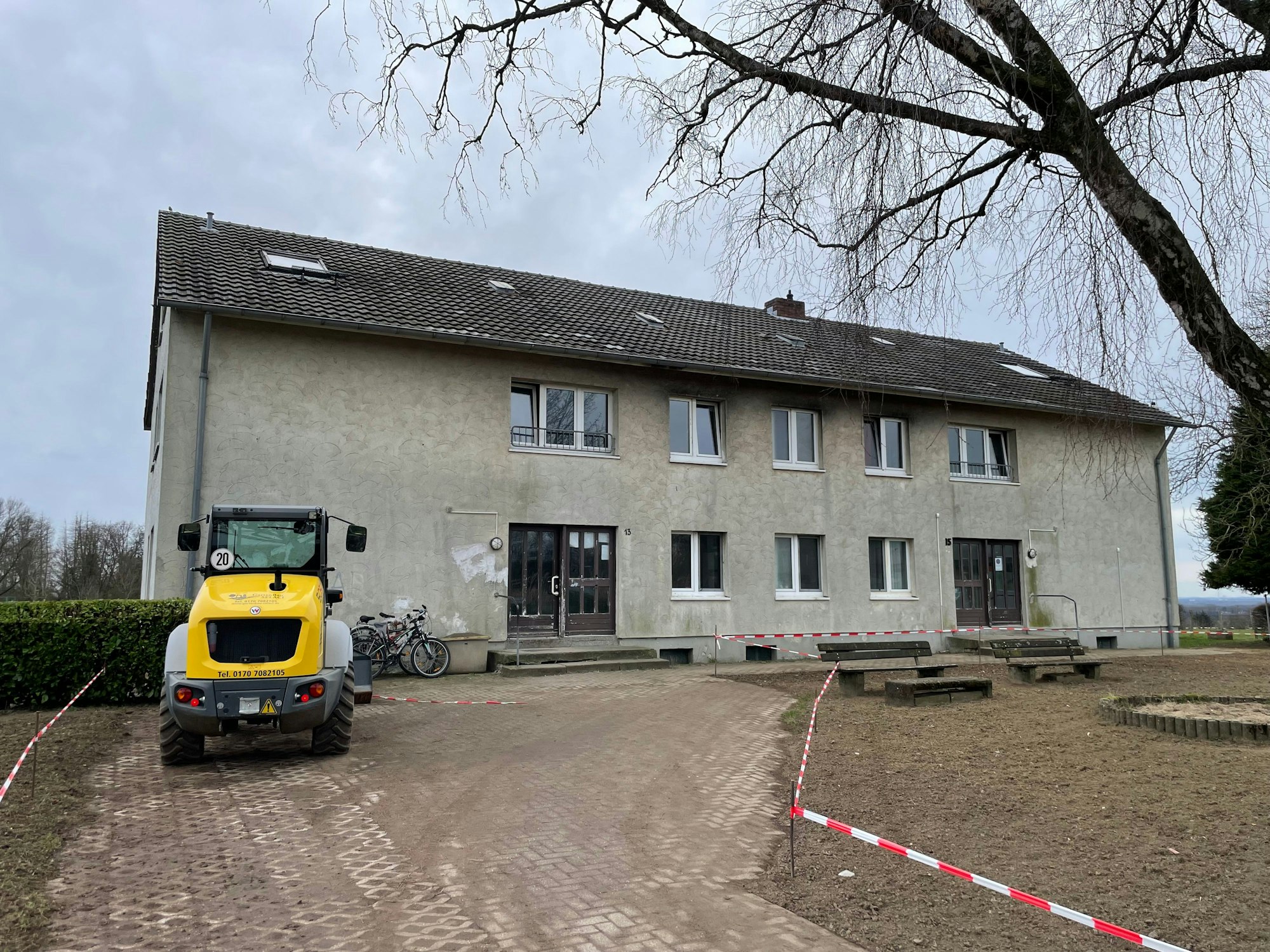Hier wohnen bereits Geflüchtete.