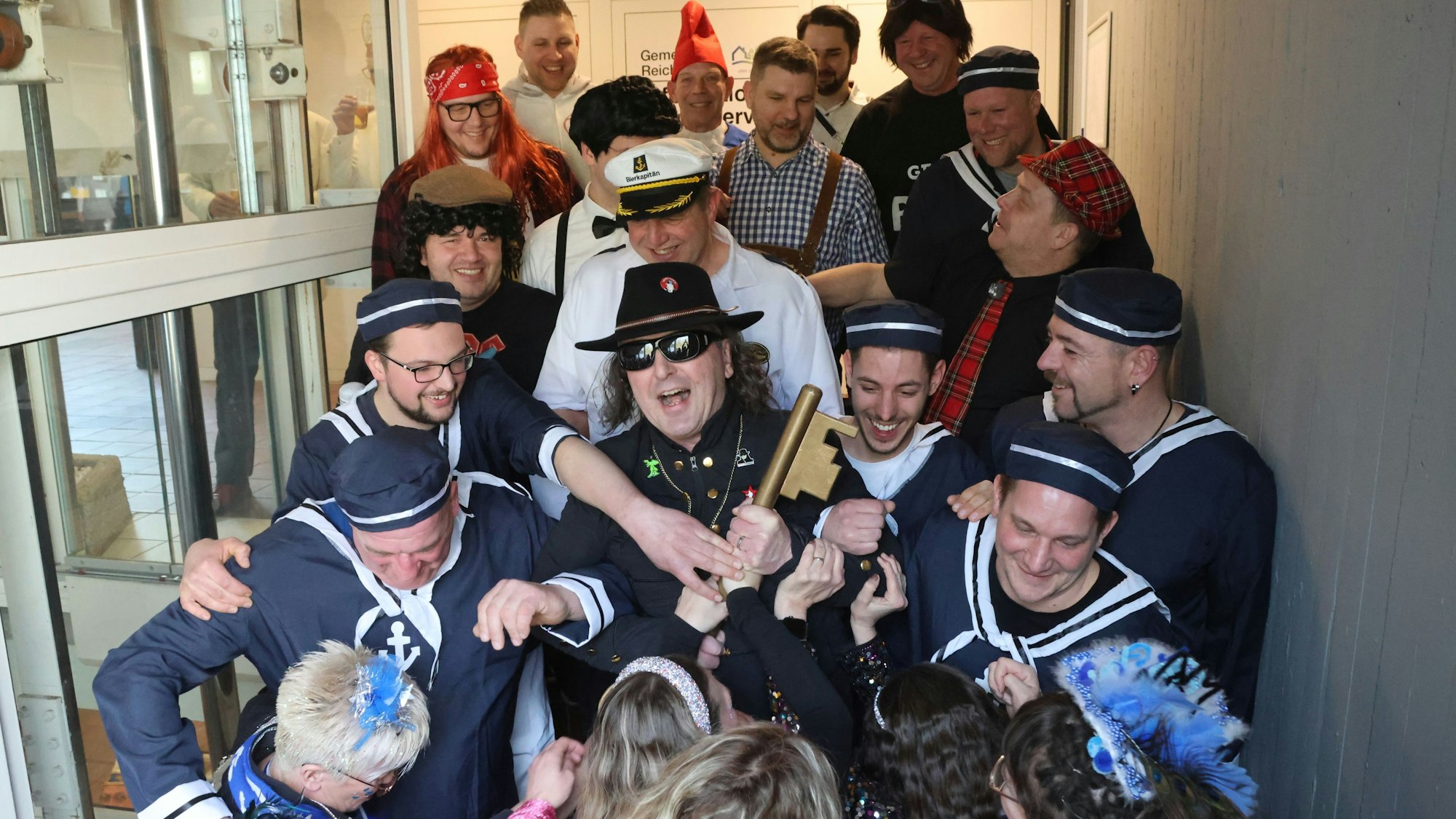 Rathaussturm Denklingen.