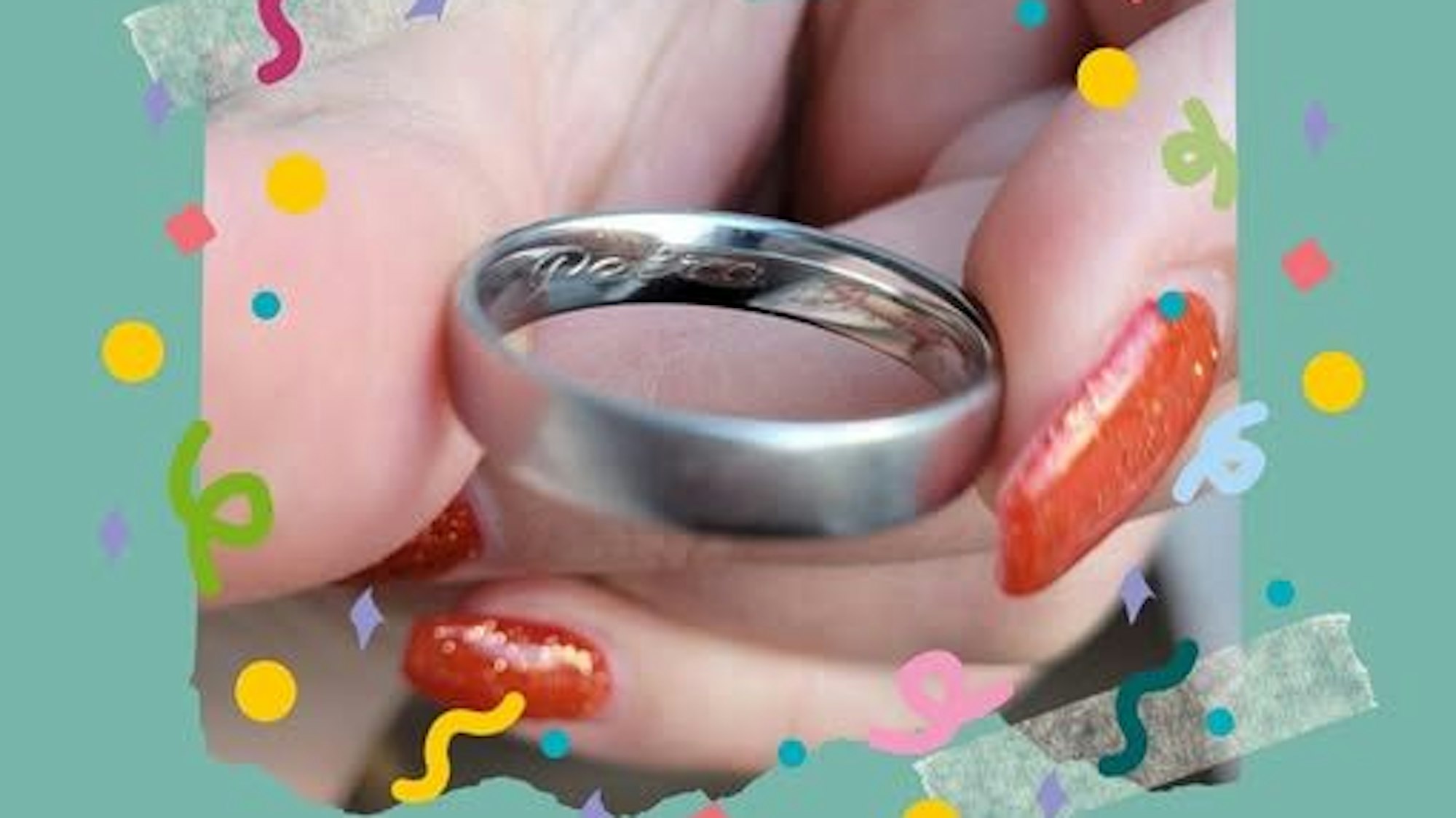 Der Post zu dem Jecken Ehering auf Facebook