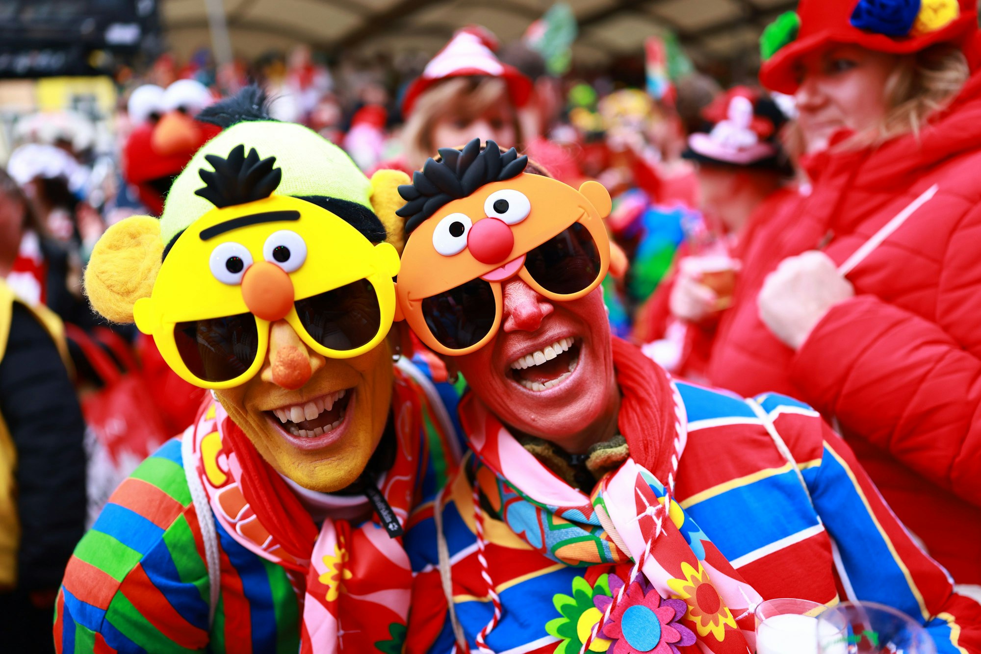 Auch Ernie und Bert haben es nach Köln geschafft.