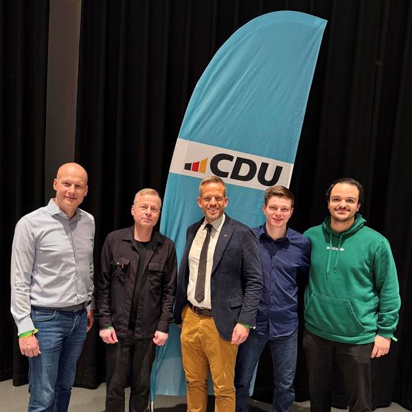 Der neue Vorstand der CDU Innenstadt (von links): Florian Weber, Dirk Schönhof, Andreas Bohl, Mario Schmitz und Alexander Yohannes.