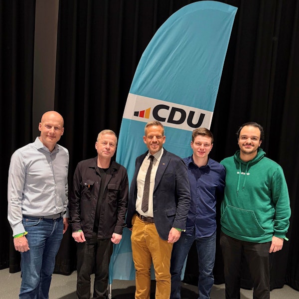 Der neue Vorstand der CDU Innenstadt (von links): Florian Weber, Dirk Schönhof, Andreas Bohl, Mario Schmitz und Alexander Yohannes.