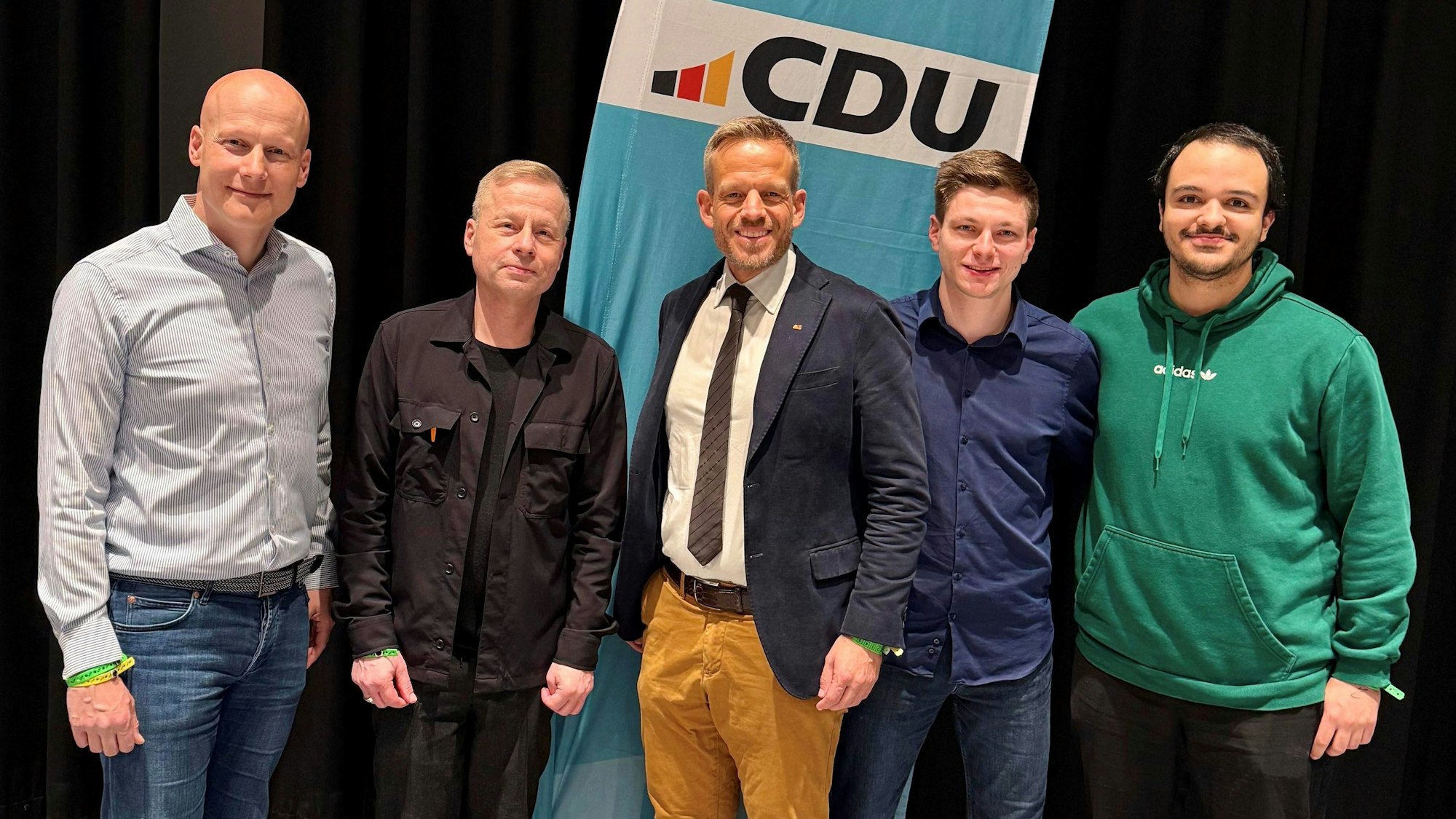 Der neue Vorstand der CDU Innenstadt (von links): Florian Weber, Dirk Schönhof, Andreas Bohl, Mario Schmitz und Alexander Yohannes.
