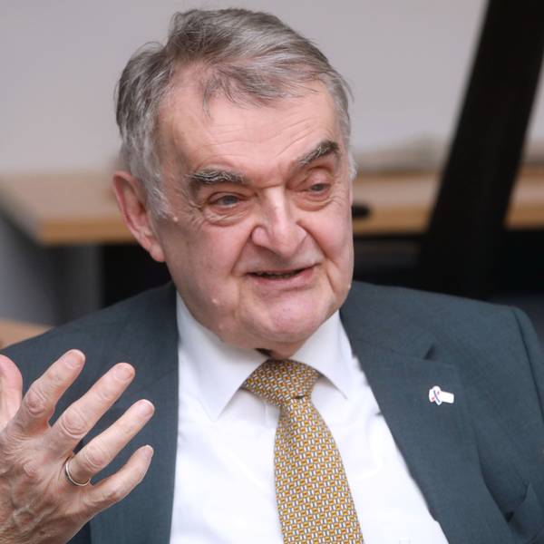 NRW-Innenminister Herbert Reul beim Interview im Neven-Dumont-Haus. F