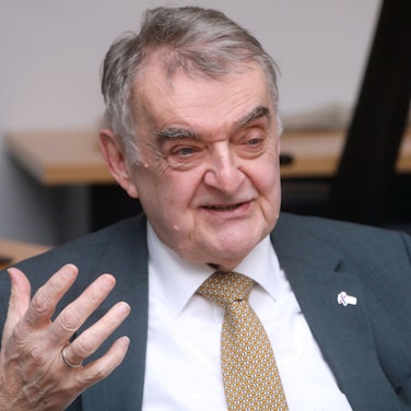 NRW-Innenminister Herbert Reul beim Interview im Neven-Dumont-Haus. F