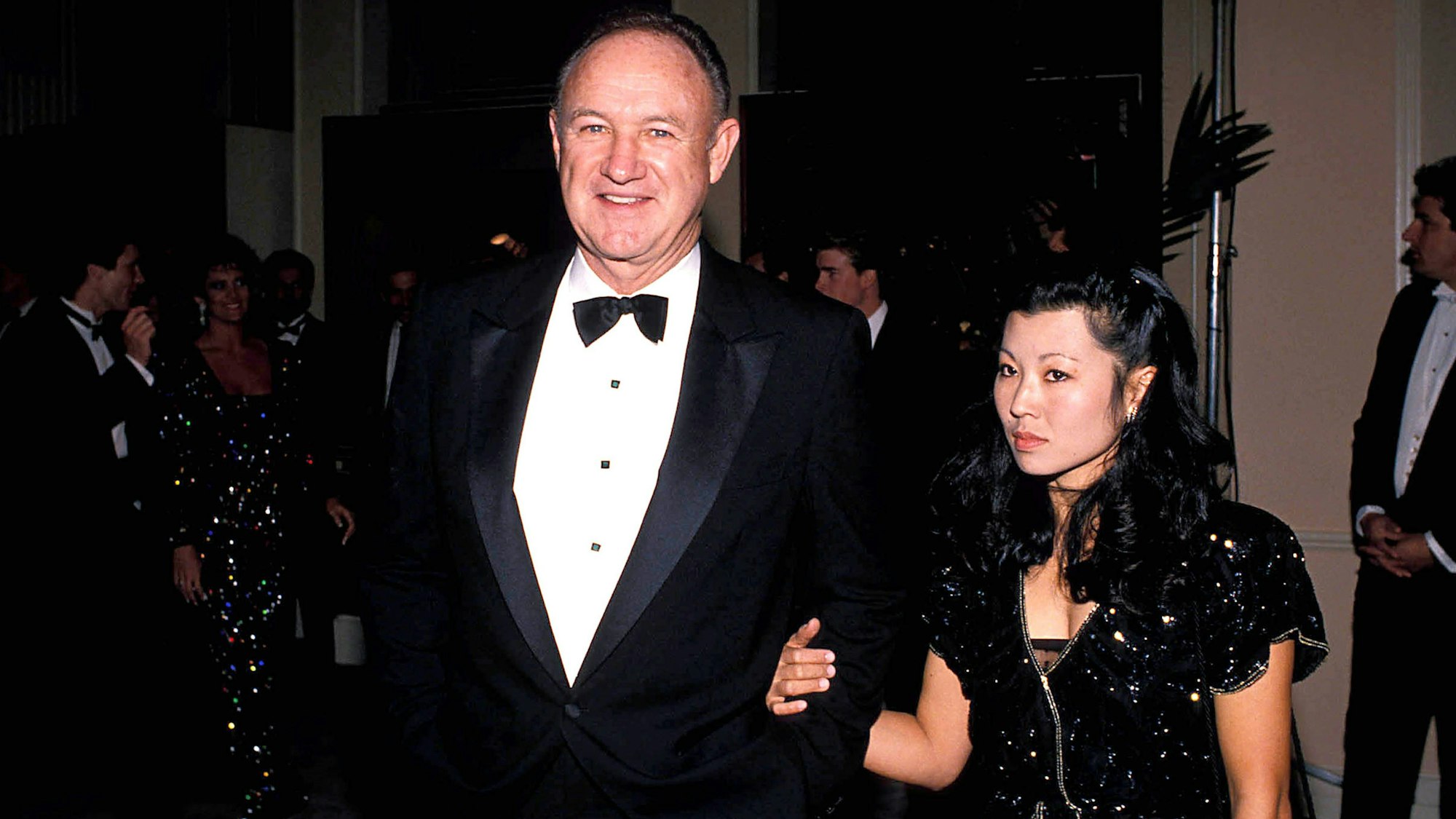 Gene Hackman und seine Ehefrau Betsy Arakawa bei einem Empfang 1998.