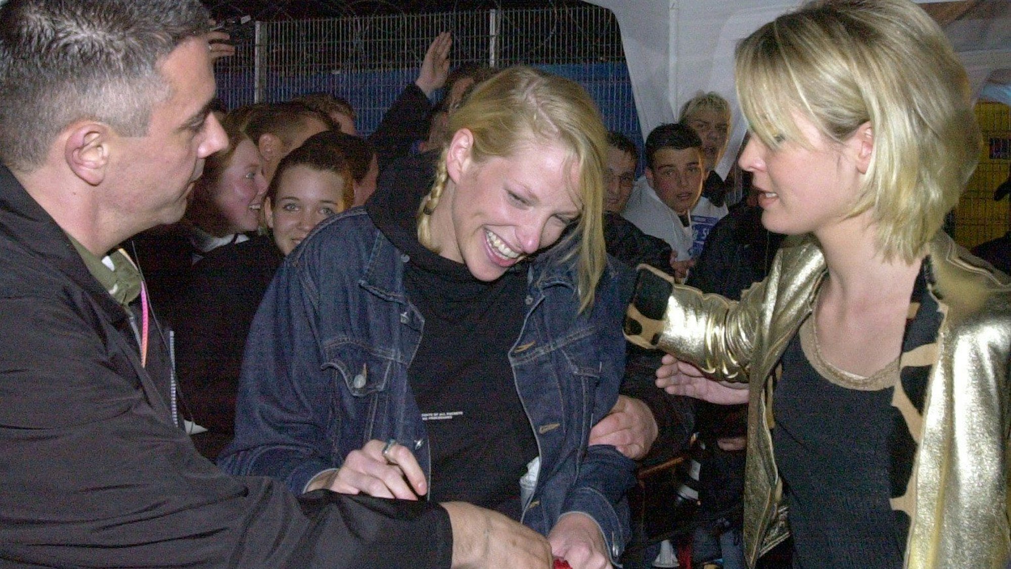 Kerstin bei ihrem Auszug aus dem „Big Brother“-Haus.