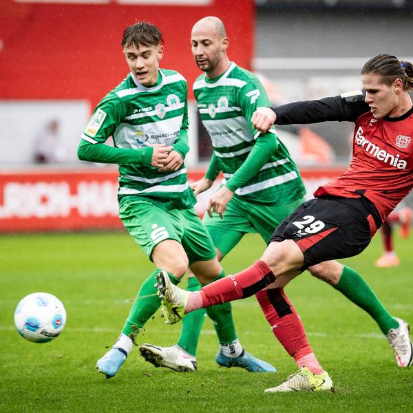 Testspiel Bayer 04 Leverkusen - Rot-Weiß Oberhausen, 05.01.2025 Artem Stepanov Bayer 04 Leverkusen, 29 Testspiel Bayer 04 Leverkusen - Rot-Weiß Oberhausen am 05.01.2025 im Ulrich Haberland Stadion in Leverkusen. DIE DFL-VORSCHRIFTEN VERBIETEN JEDE VERWENDUNG VON FOTOS ALS BILDSEQUENZEN UND/ODER QUASI-VIDEO. *** Test match Bayer 04 Leverkusen Rot Weiß Oberhausen, 05 01 2025 Artem Stepanov Bayer 04 Leverkusen, 29 Test match Bayer 04 Leverkusen Rot Weiß Oberhausen on 05 01 2025 at the Ulrich Haberland Stadium in Leverkusen THE DFL REGULATIONS PROHIBIT ANY USE OF PHOTOS AS IMAGE SEQUENCES AND OR QUASI VIDEO Copyright: xBEAUTIFULxSPORTS/AxelxKohringx