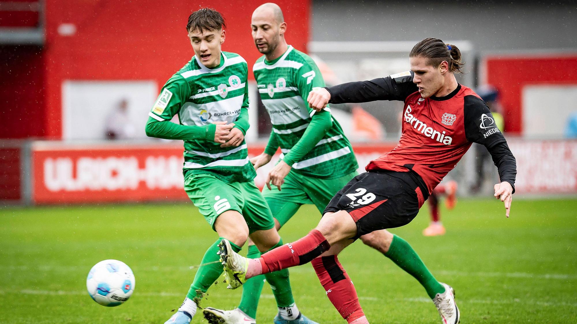Testspiel Bayer 04 Leverkusen - Rot-Weiß Oberhausen, 05.01.2025 Artem Stepanov Bayer 04 Leverkusen, 29 Testspiel Bayer 04 Leverkusen - Rot-Weiß Oberhausen am 05.01.2025 im Ulrich Haberland Stadion in Leverkusen. DIE DFL-VORSCHRIFTEN VERBIETEN JEDE VERWENDUNG VON FOTOS ALS BILDSEQUENZEN UND/ODER QUASI-VIDEO. *** Test match Bayer 04 Leverkusen Rot Weiß Oberhausen, 05 01 2025 Artem Stepanov Bayer 04 Leverkusen, 29 Test match Bayer 04 Leverkusen Rot Weiß Oberhausen on 05 01 2025 at the Ulrich Haberland Stadium in Leverkusen THE DFL REGULATIONS PROHIBIT ANY USE OF PHOTOS AS IMAGE SEQUENCES AND OR QUASI VIDEO Copyright: xBEAUTIFULxSPORTS/AxelxKohringx