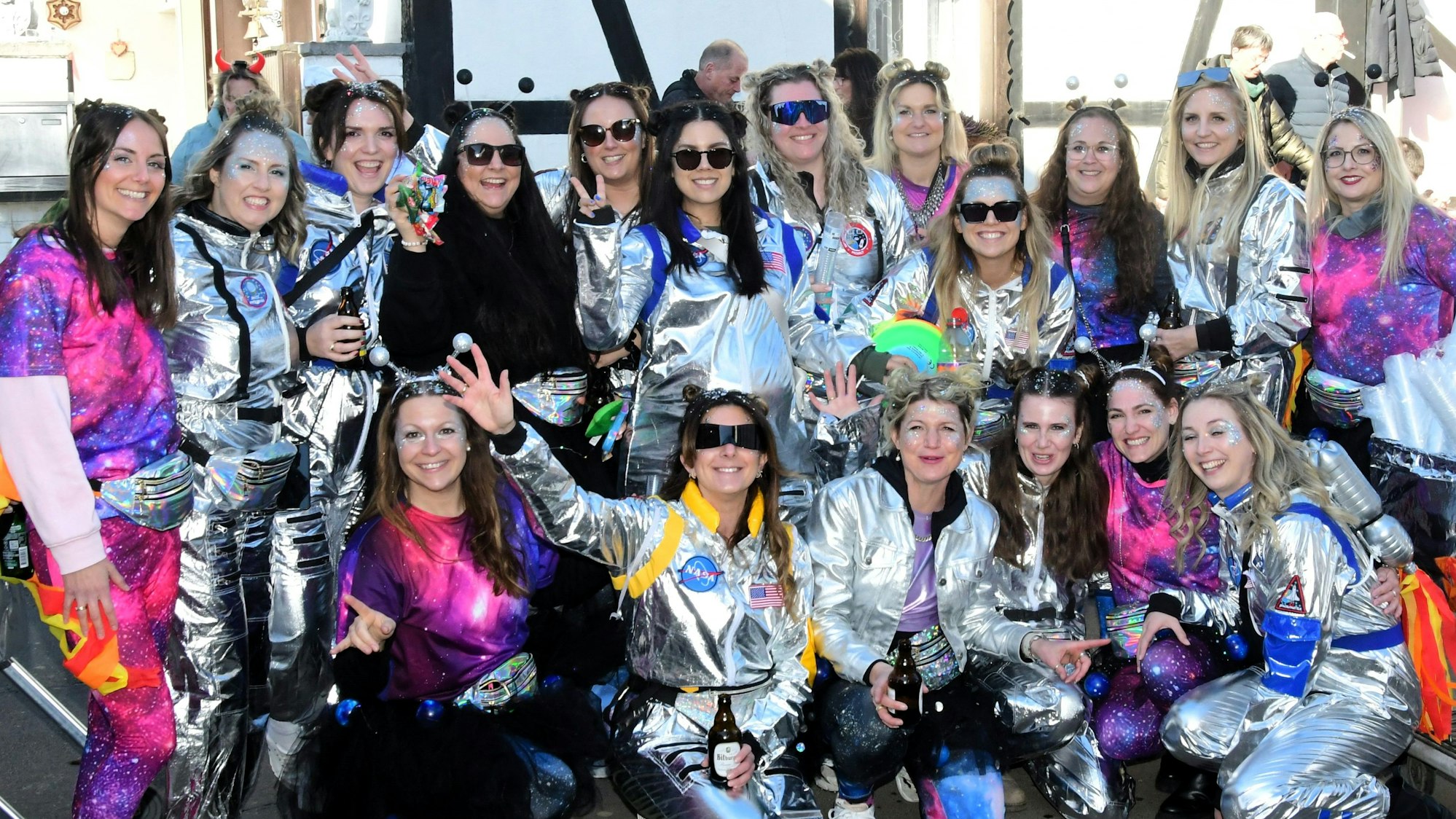 Die Galaxy-Girls waren verdammt gut drauf.