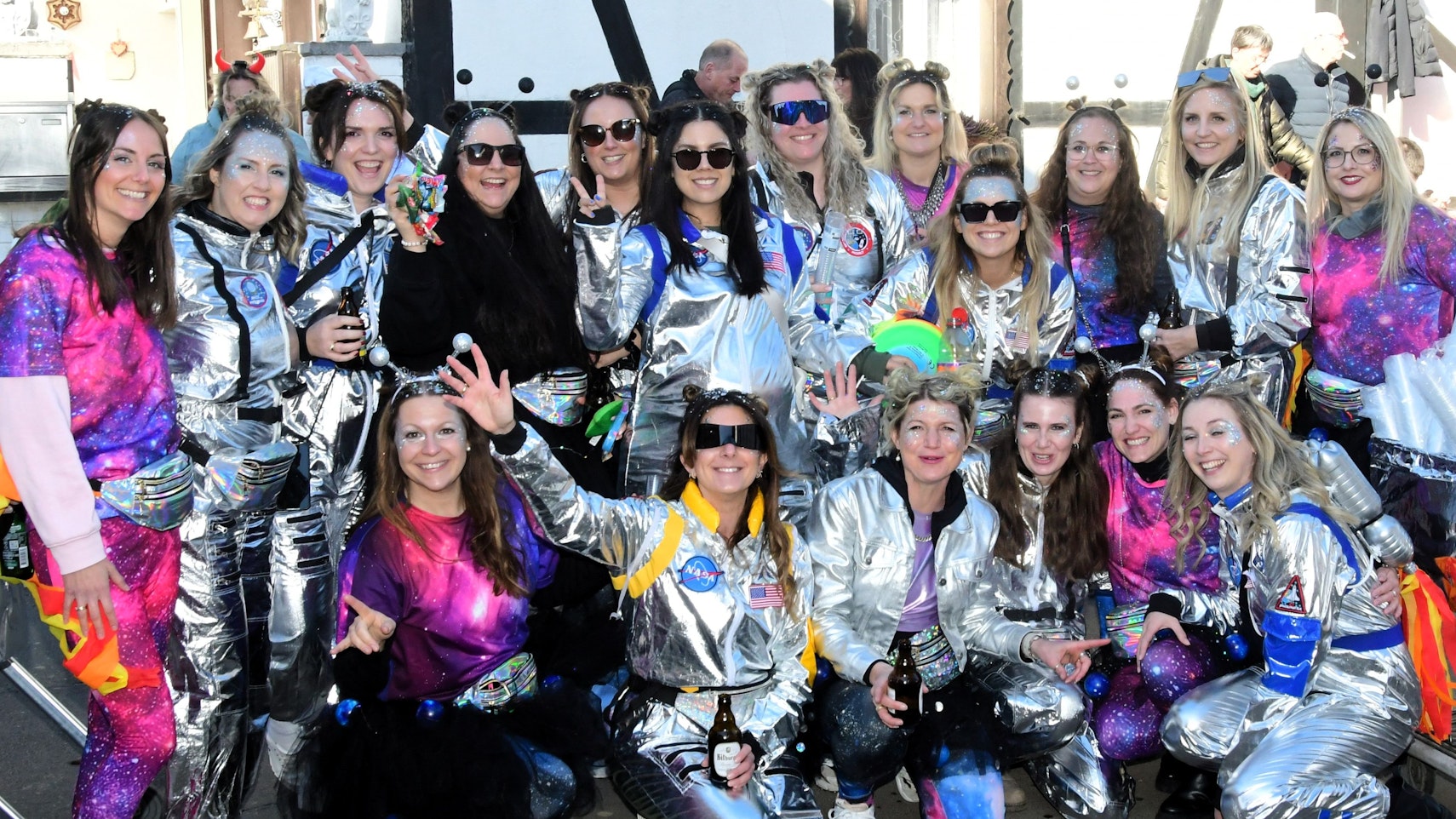 Die Galaxy-Girls waren verdammt gut drauf.