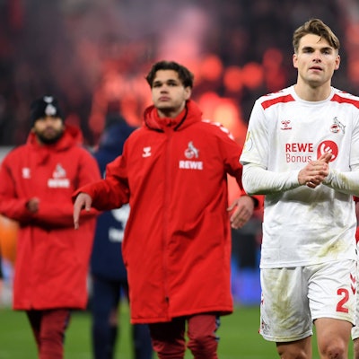 Joel Schmied (.l.) und Imad Rondic wechselten in der vergangenen Transferperiode zum 1. FC Köln.