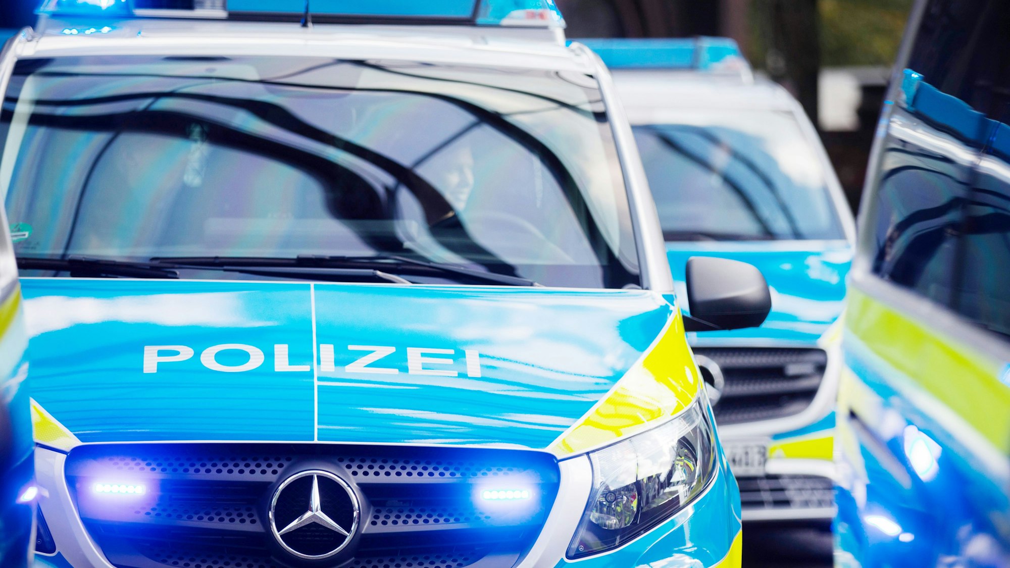 Streifenwagen der Polizei (Symbolbild).
